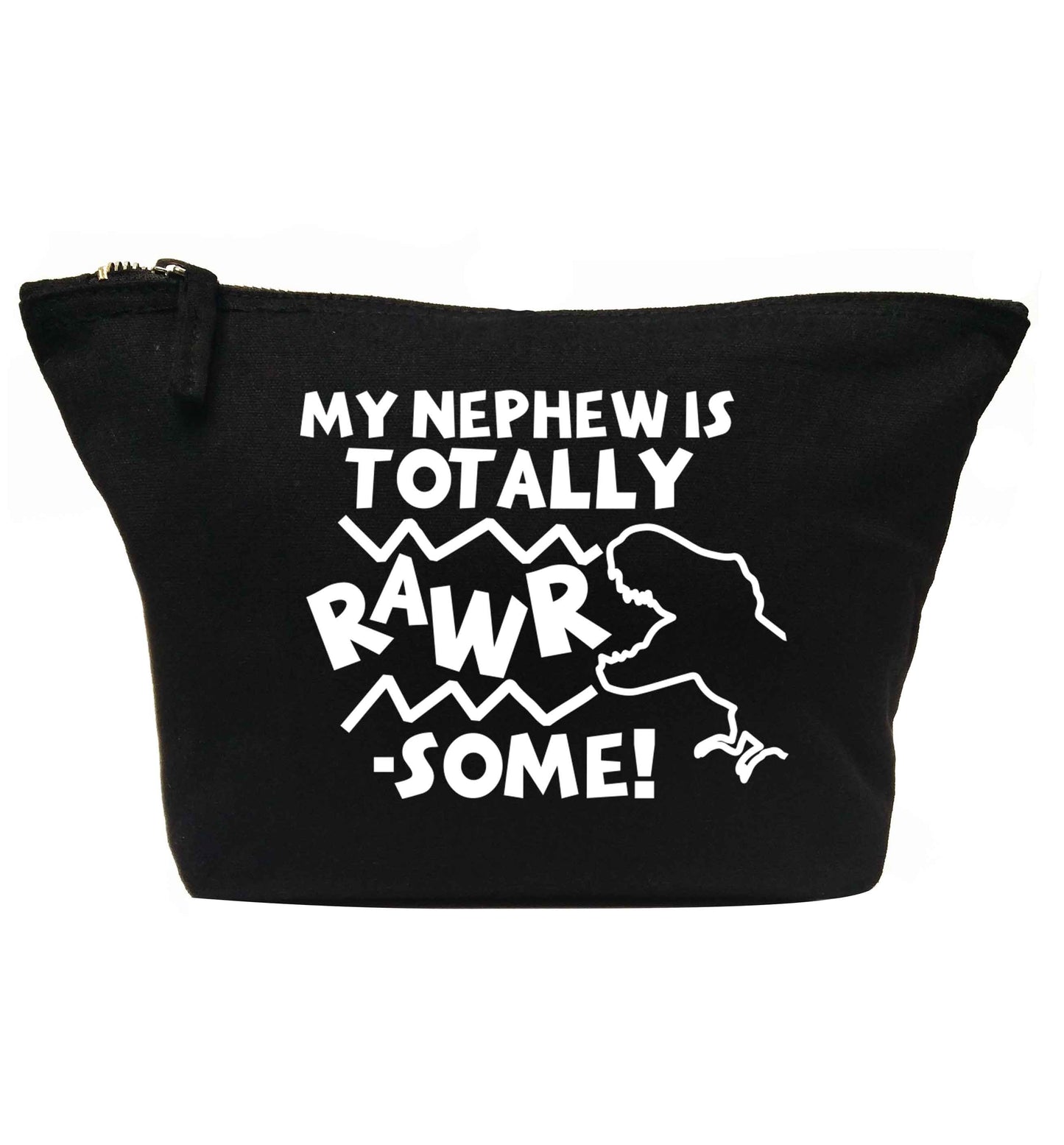 My nephew is totally rawrsome | Makeup / wash bag