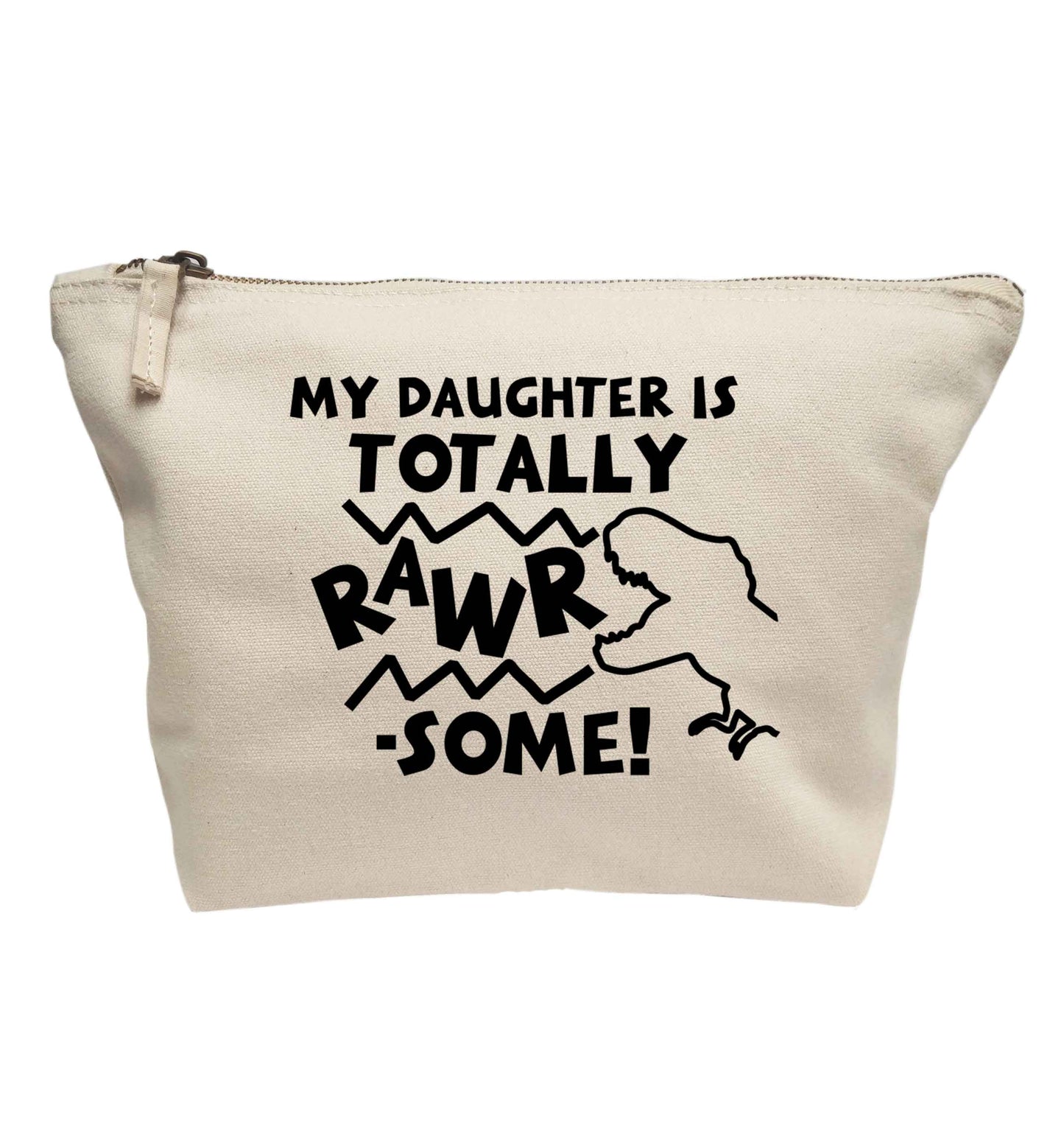 My daughter is totally rawrsome | Makeup / wash bag