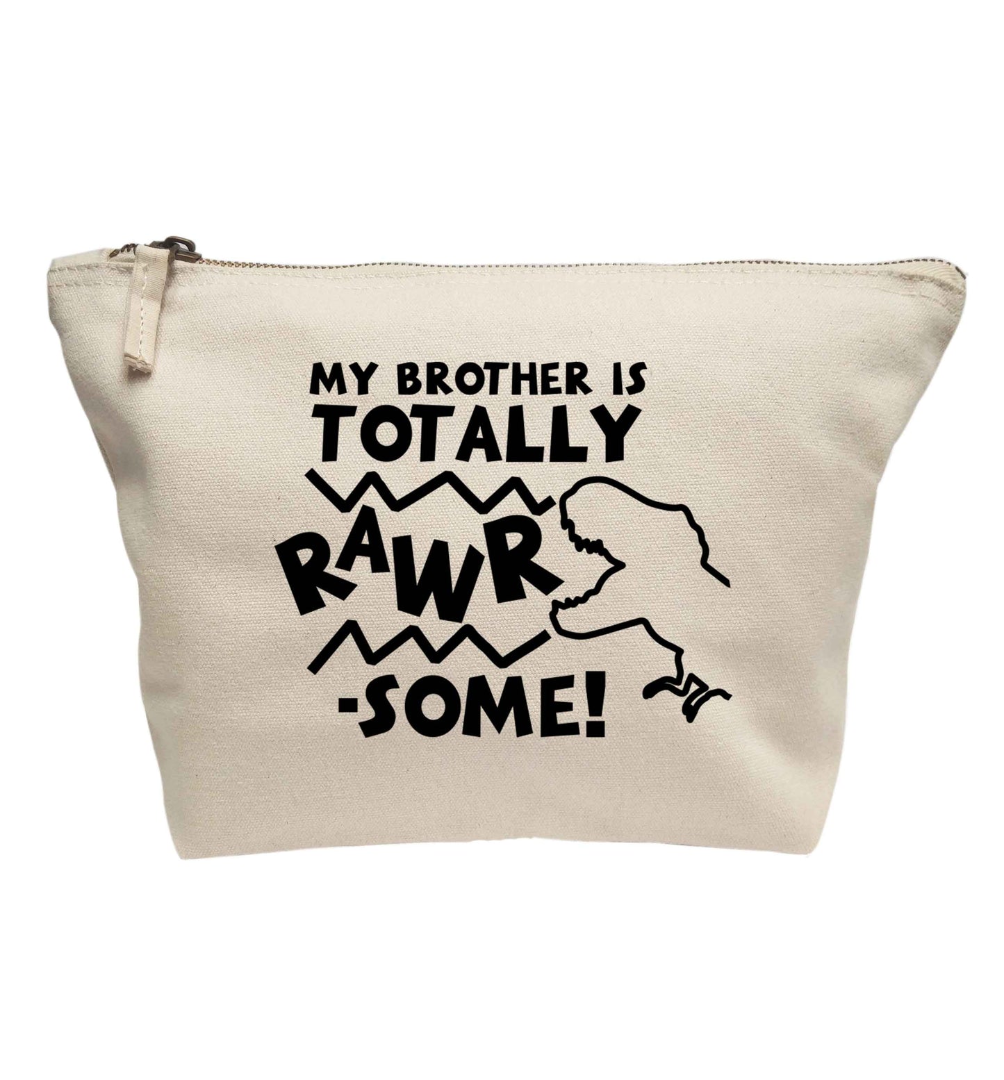 My brother is totally rawrsome | Makeup / wash bag