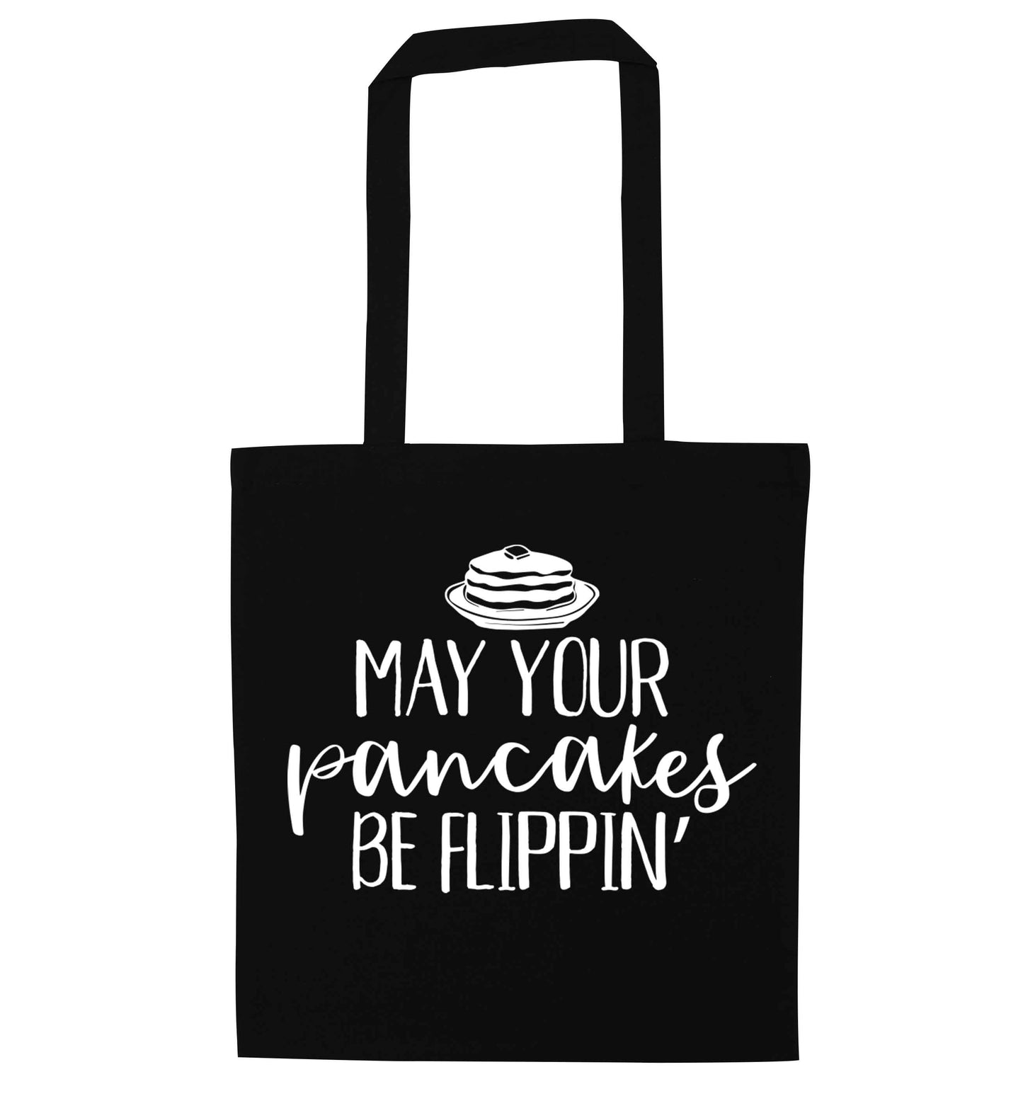 May your pancakes be flippin' black tote bag