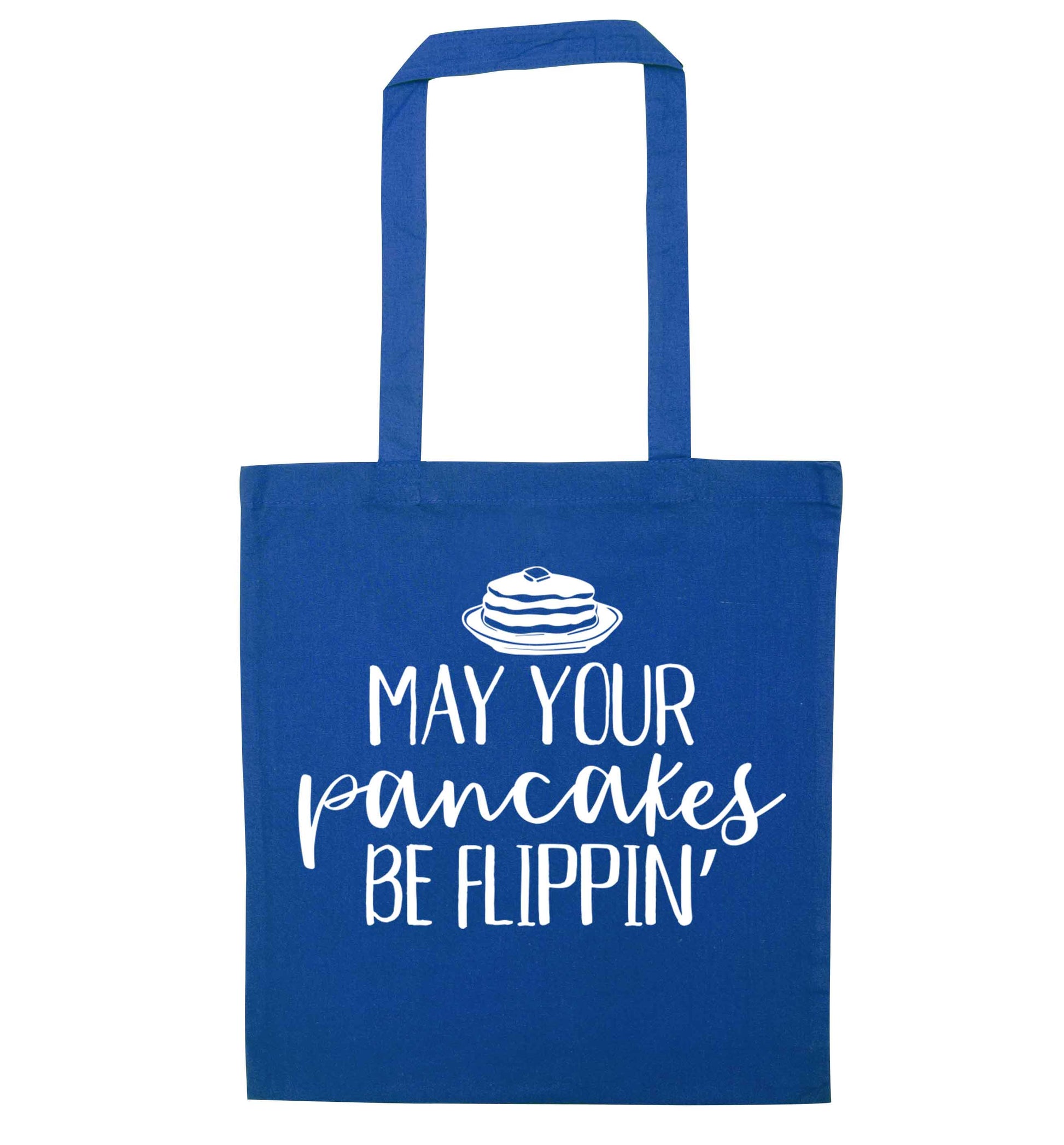 May your pancakes be flippin' blue tote bag