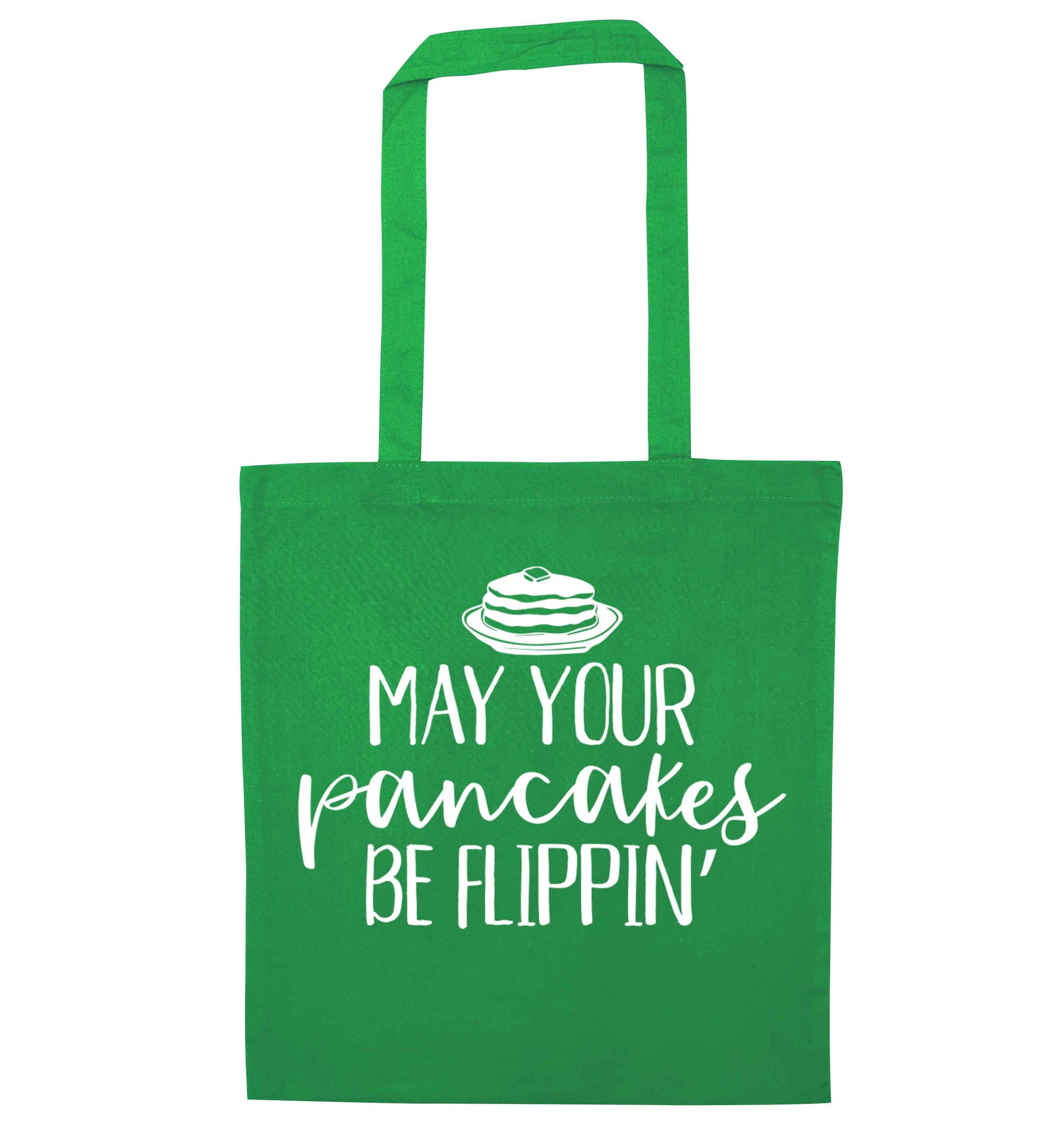 May your pancakes be flippin' green tote bag