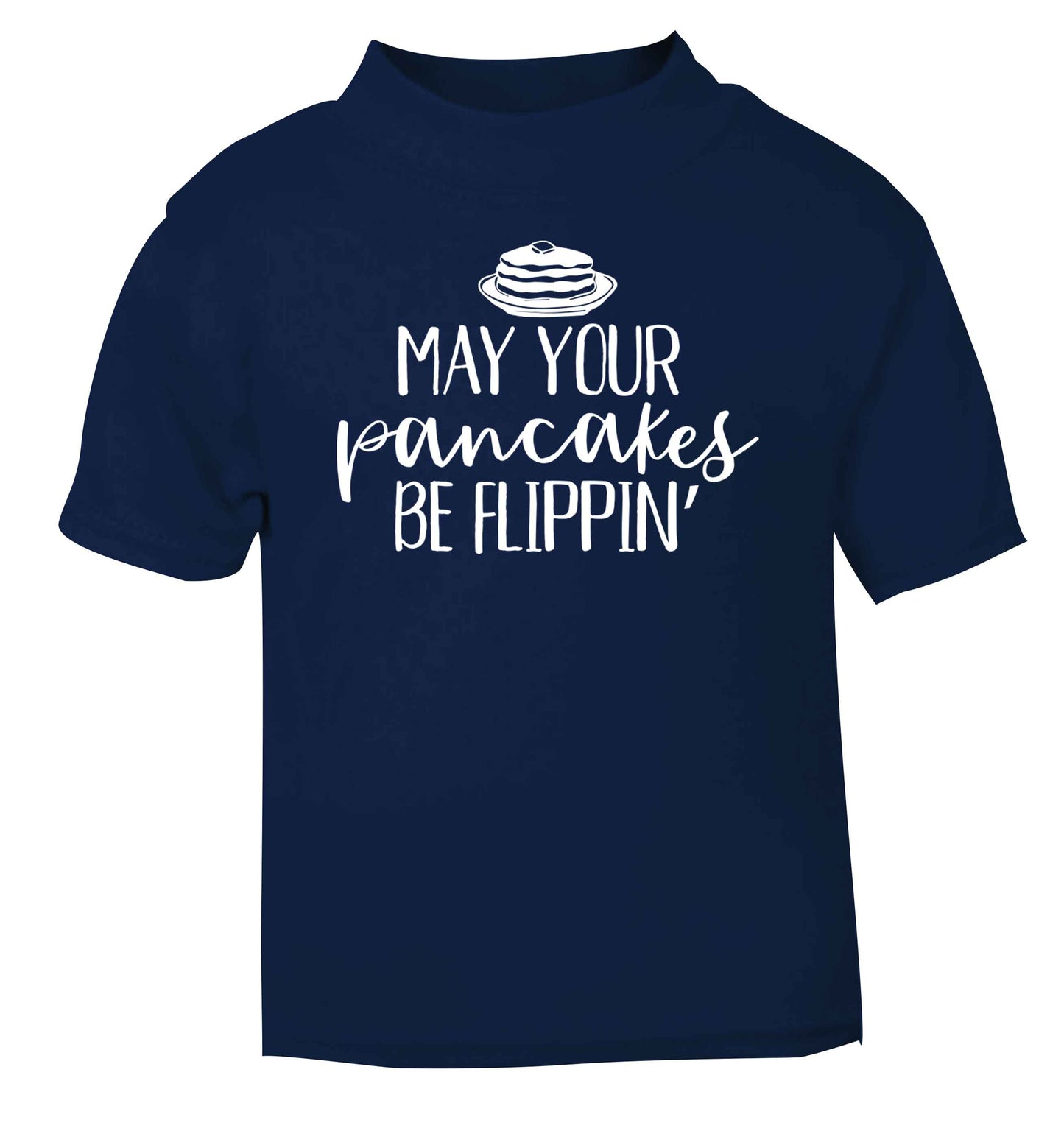 May your pancakes be flippin' navy baby toddler Tshirt 2 Years