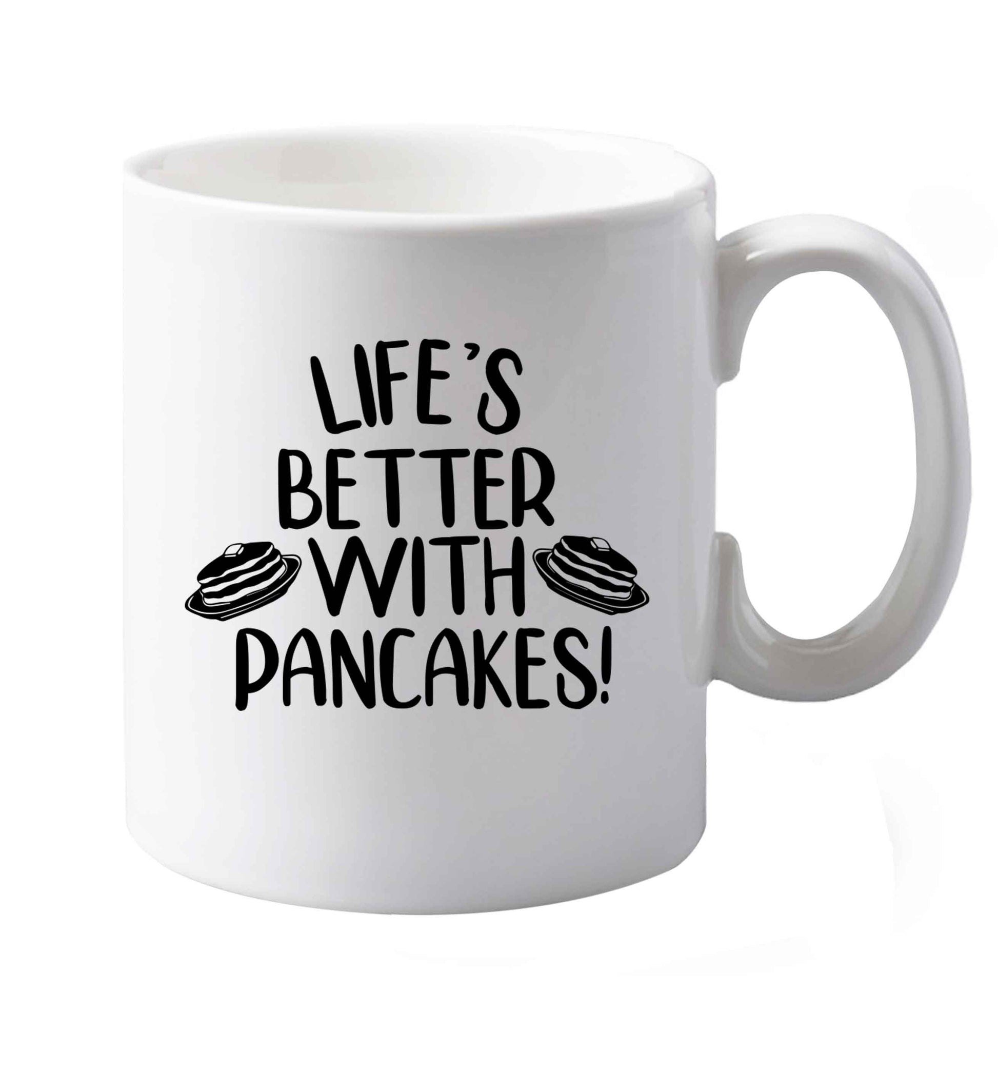 10 oz Favourite Type Pan Pancake ceramic mug both sides