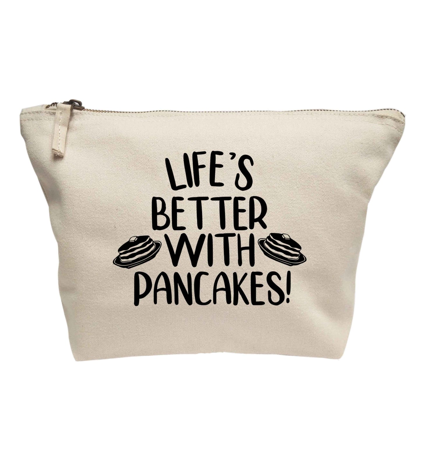 Life's better with pancakes | Makeup / wash bag