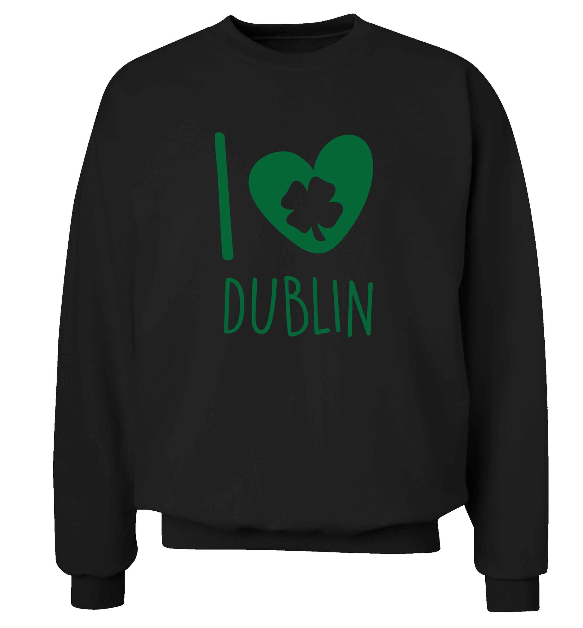 I love Dublin adult's unisex black sweater 2XL
