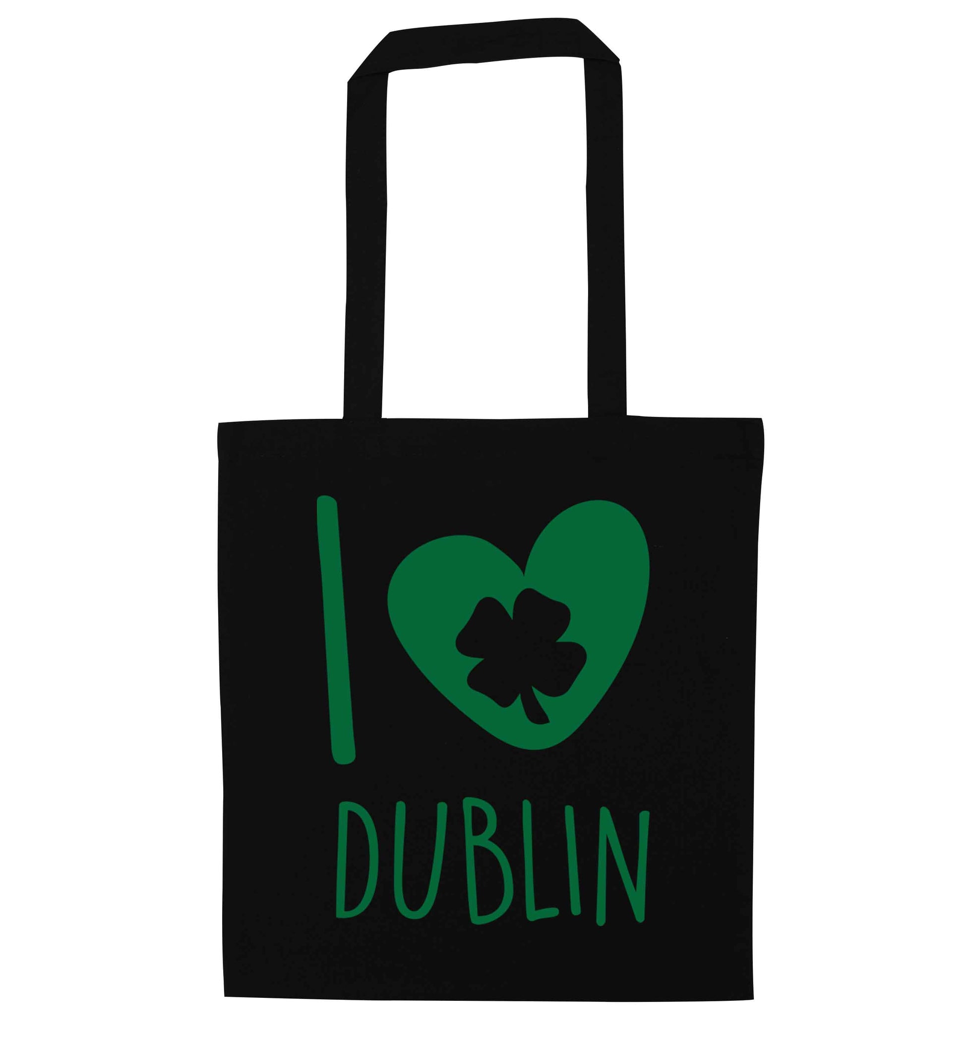 I love Dublin black tote bag