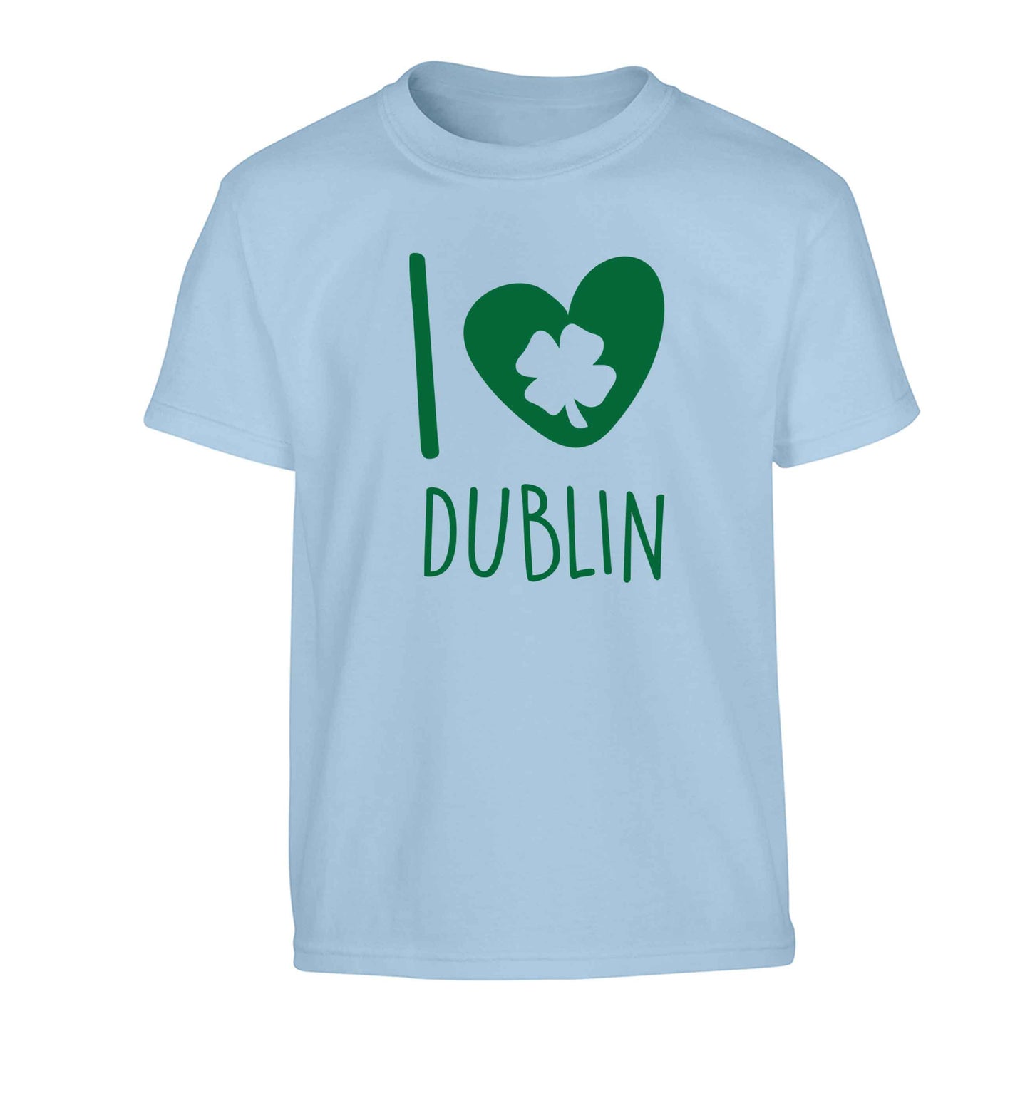 I love Dublin Children's light blue Tshirt 12-13 Years