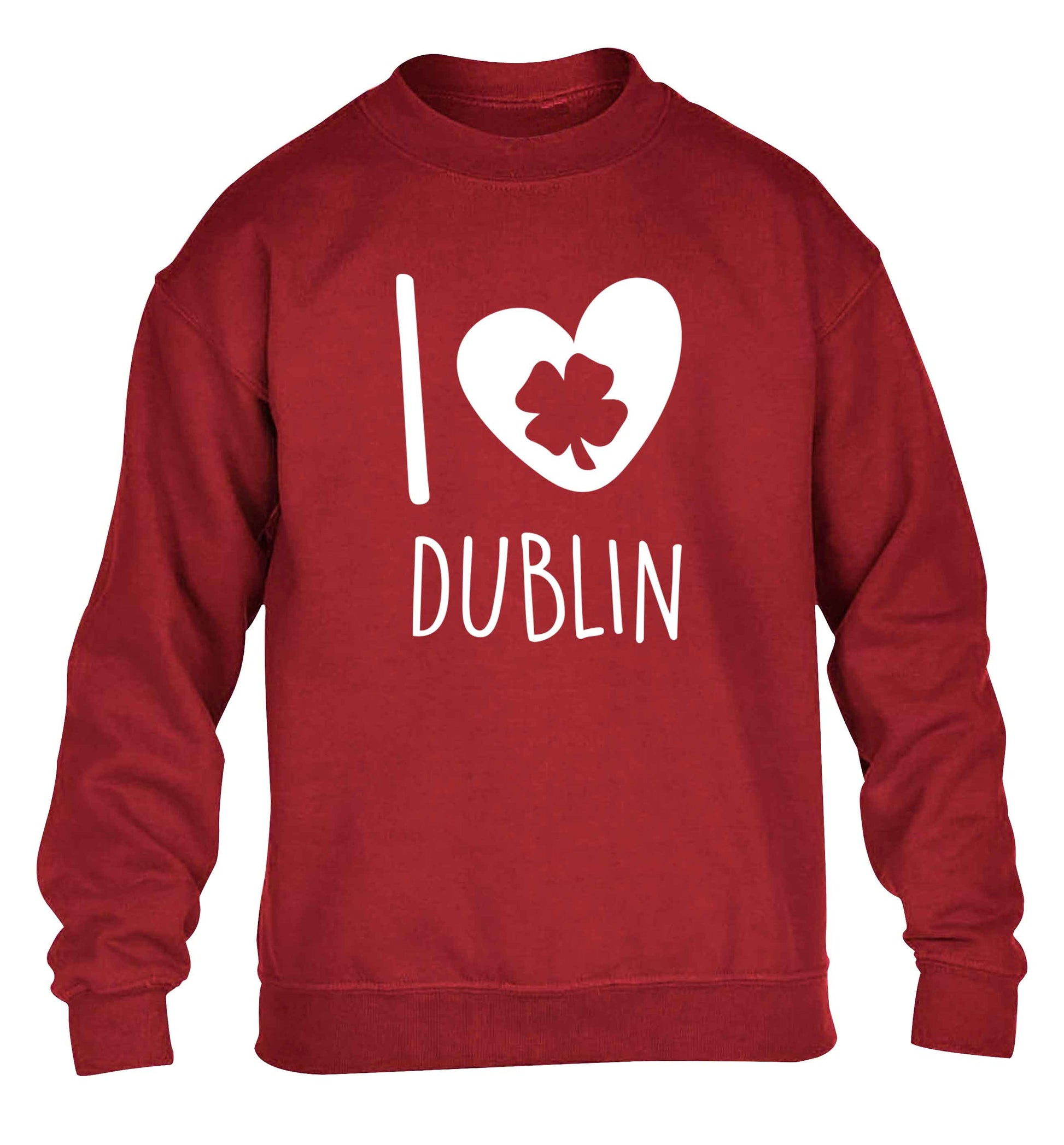 I love Dublin children's grey sweater 12-13 Years