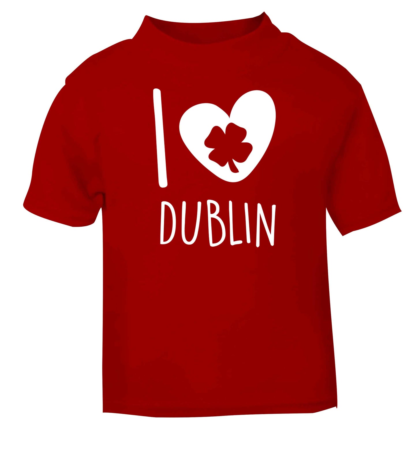 I love Dublin red baby toddler Tshirt 2 Years