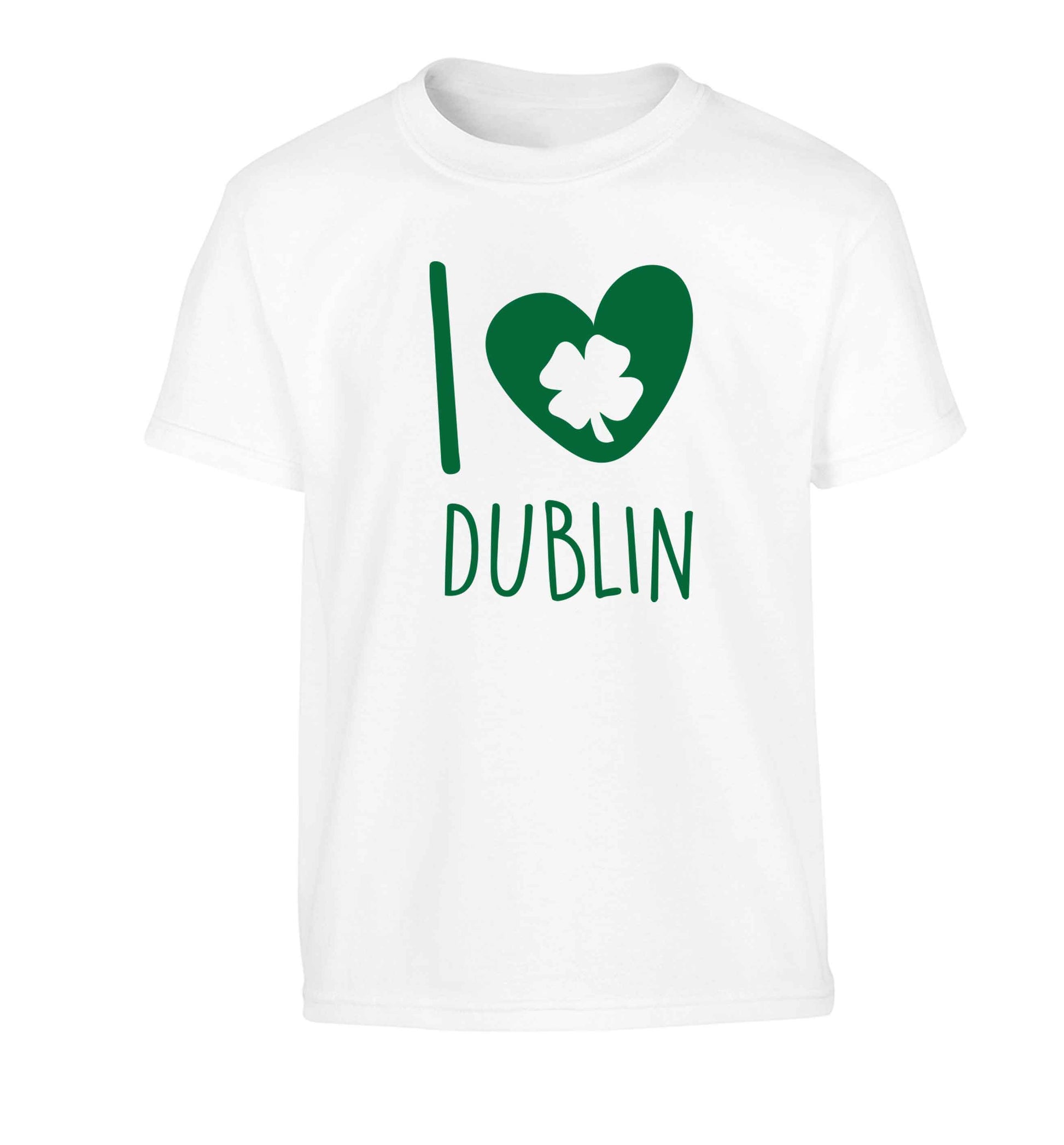 I love Dublin Children's white Tshirt 12-13 Years