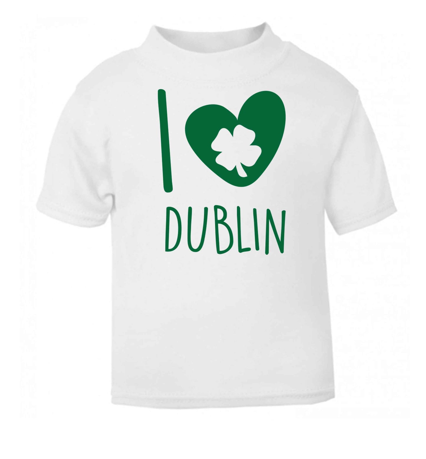 I love Dublin white baby toddler Tshirt 2 Years