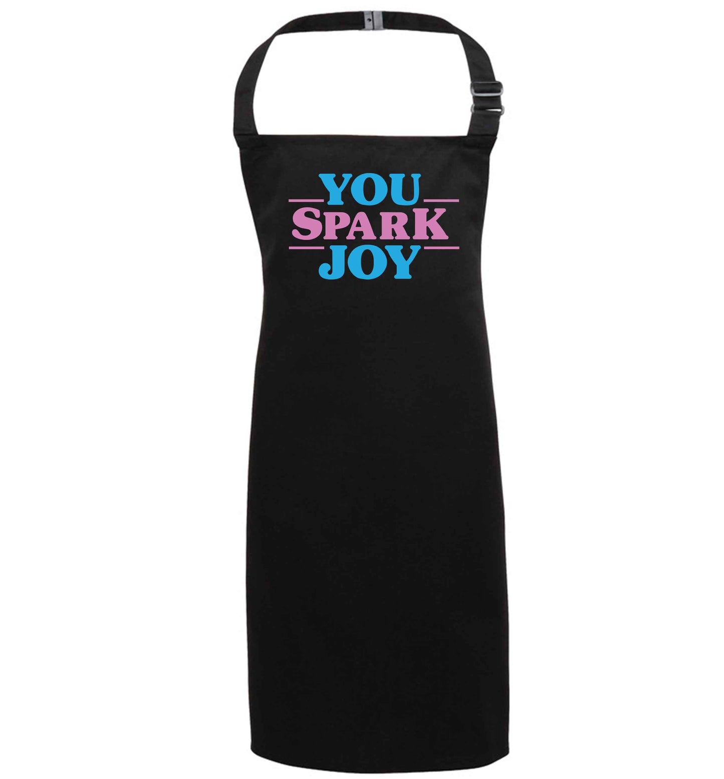 You spark joy black apron 7-10 years