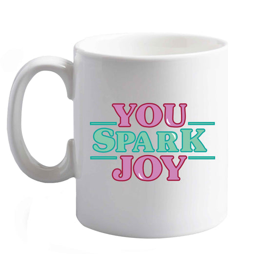 10 oz Favourite Type Pan Pancake ceramic mug right handed