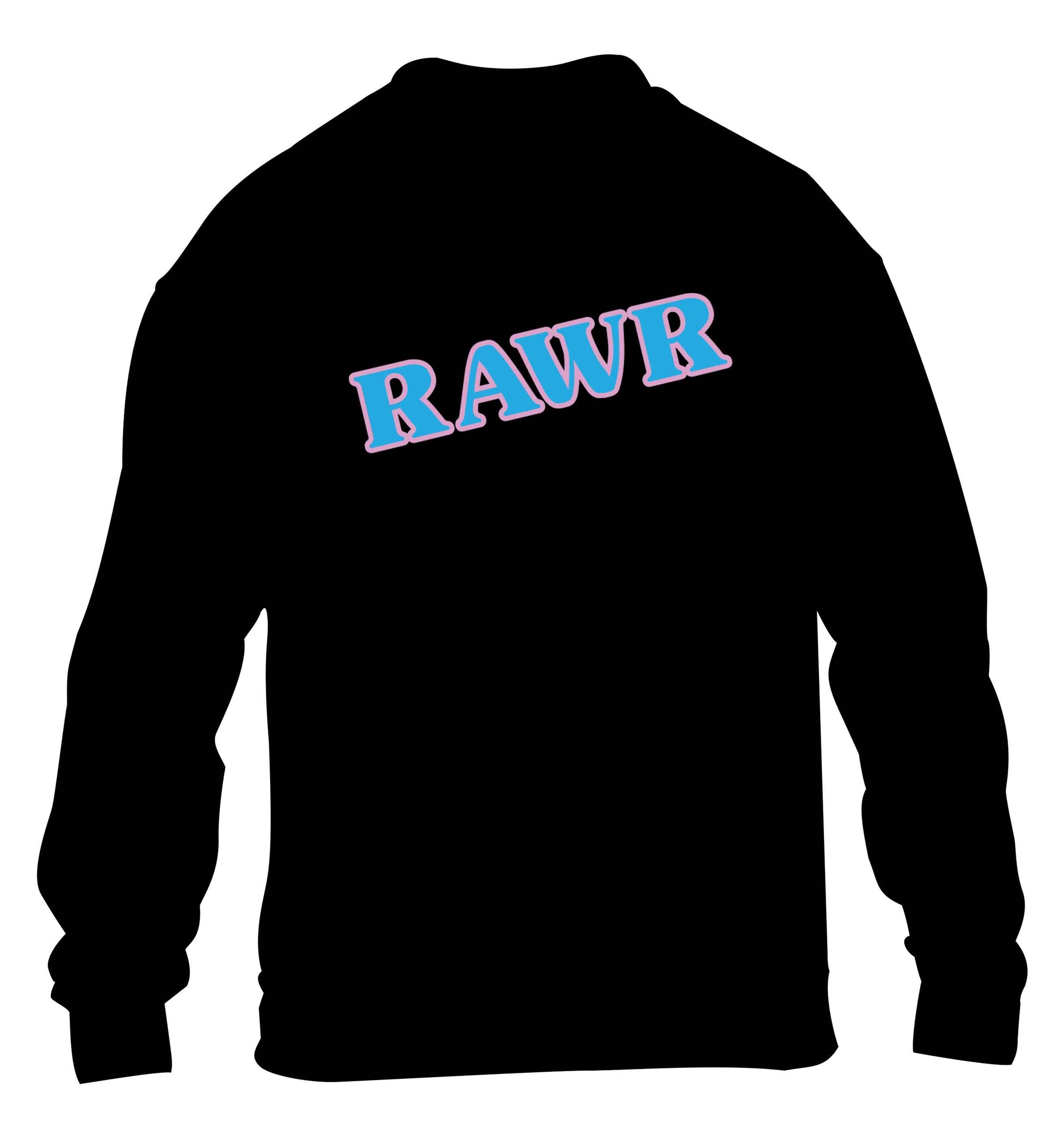 Rawr children's black sweater 12-13 Years