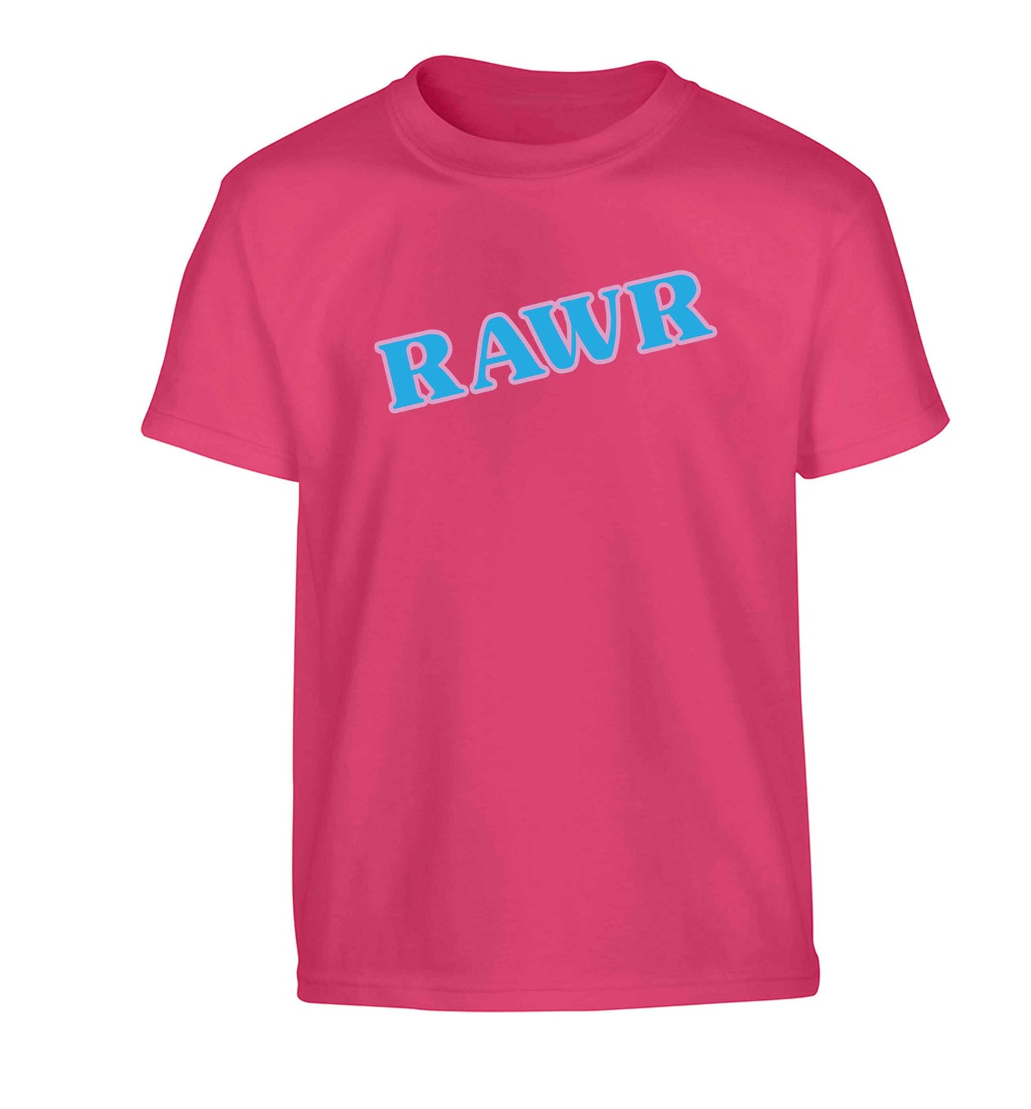Rawr Children's pink Tshirt 12-13 Years