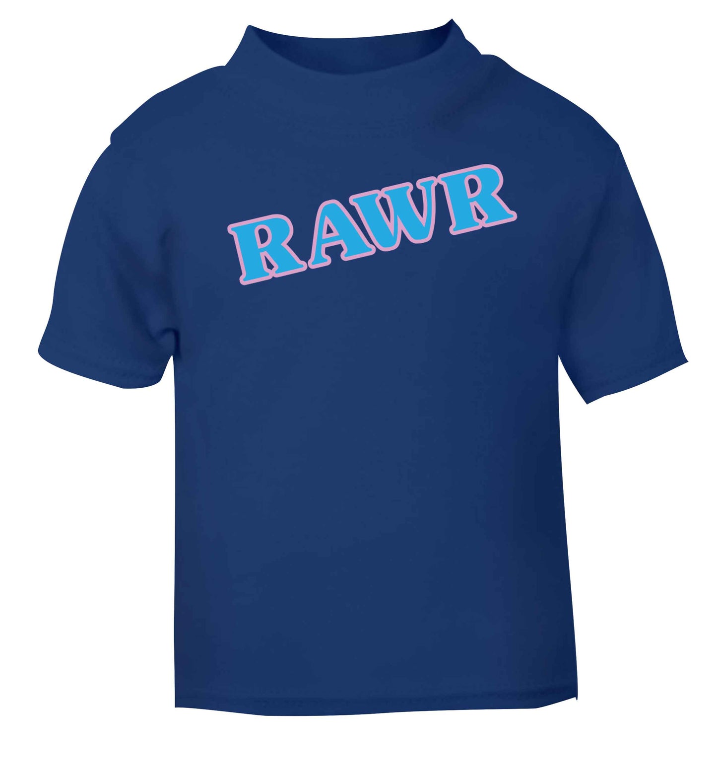 Rawr blue baby toddler Tshirt 2 Years