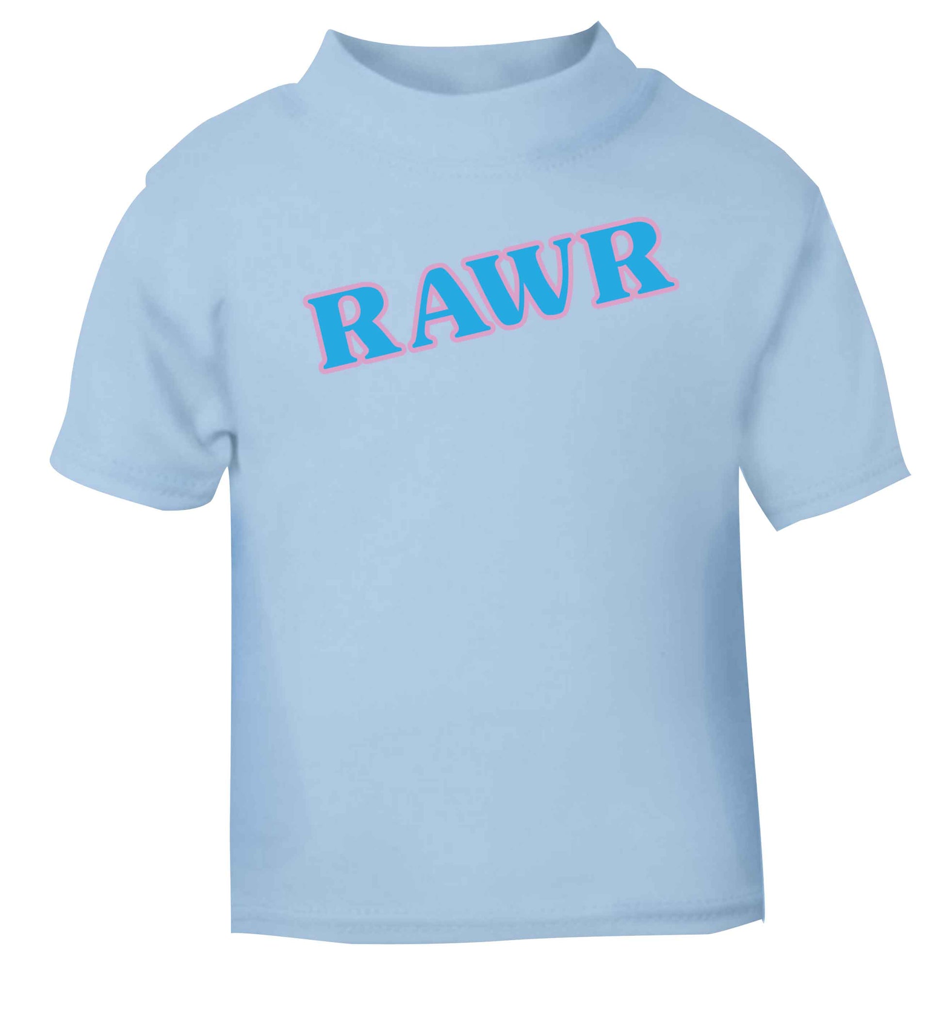 Rawr light blue baby toddler Tshirt 2 Years