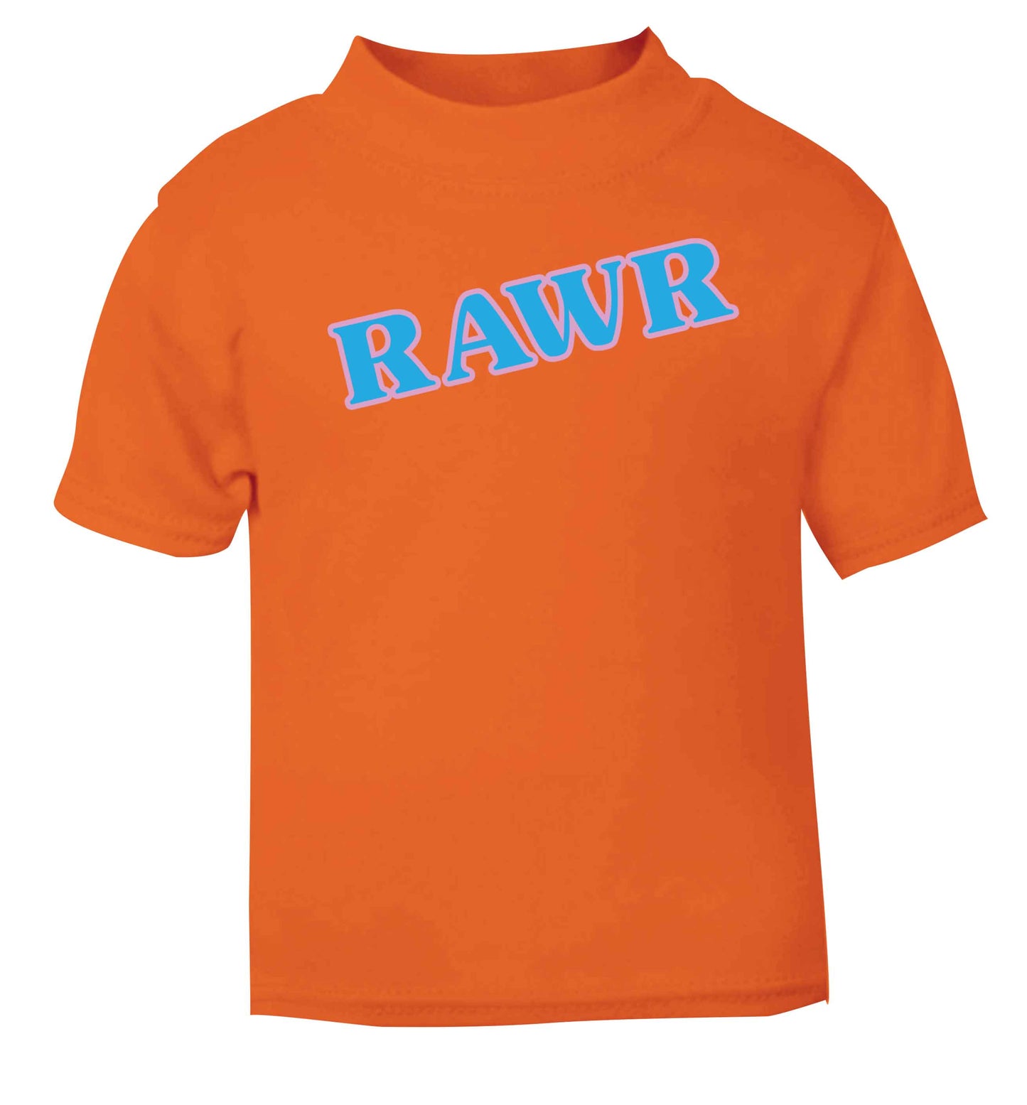 Rawr orange baby toddler Tshirt 2 Years