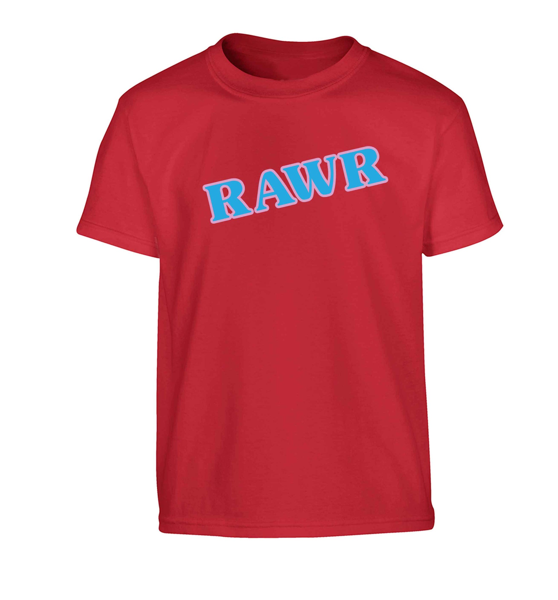 Rawr Children's red Tshirt 12-13 Years