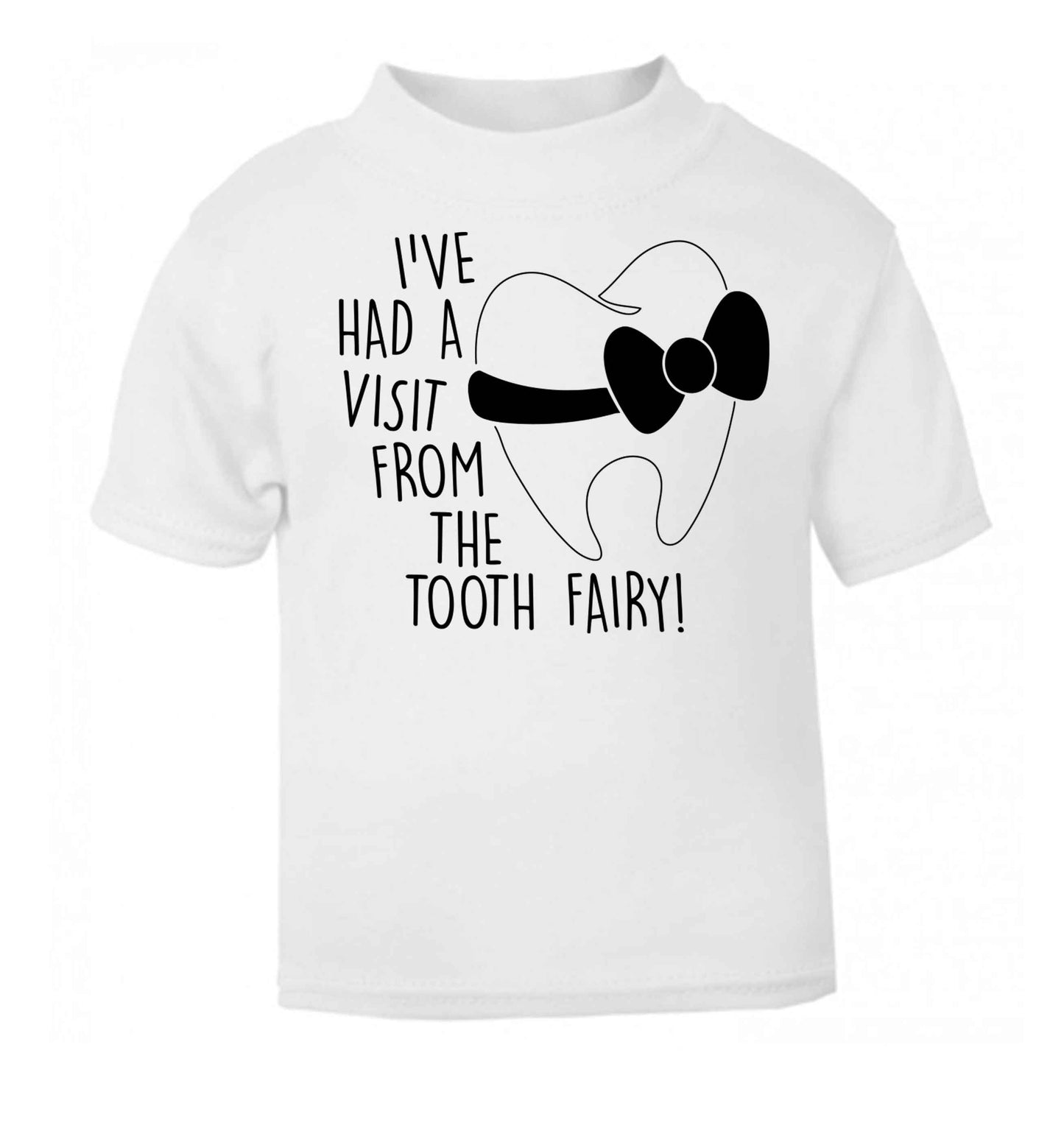 Visit From Tooth Fairy white baby toddler Tshirt 2 Years