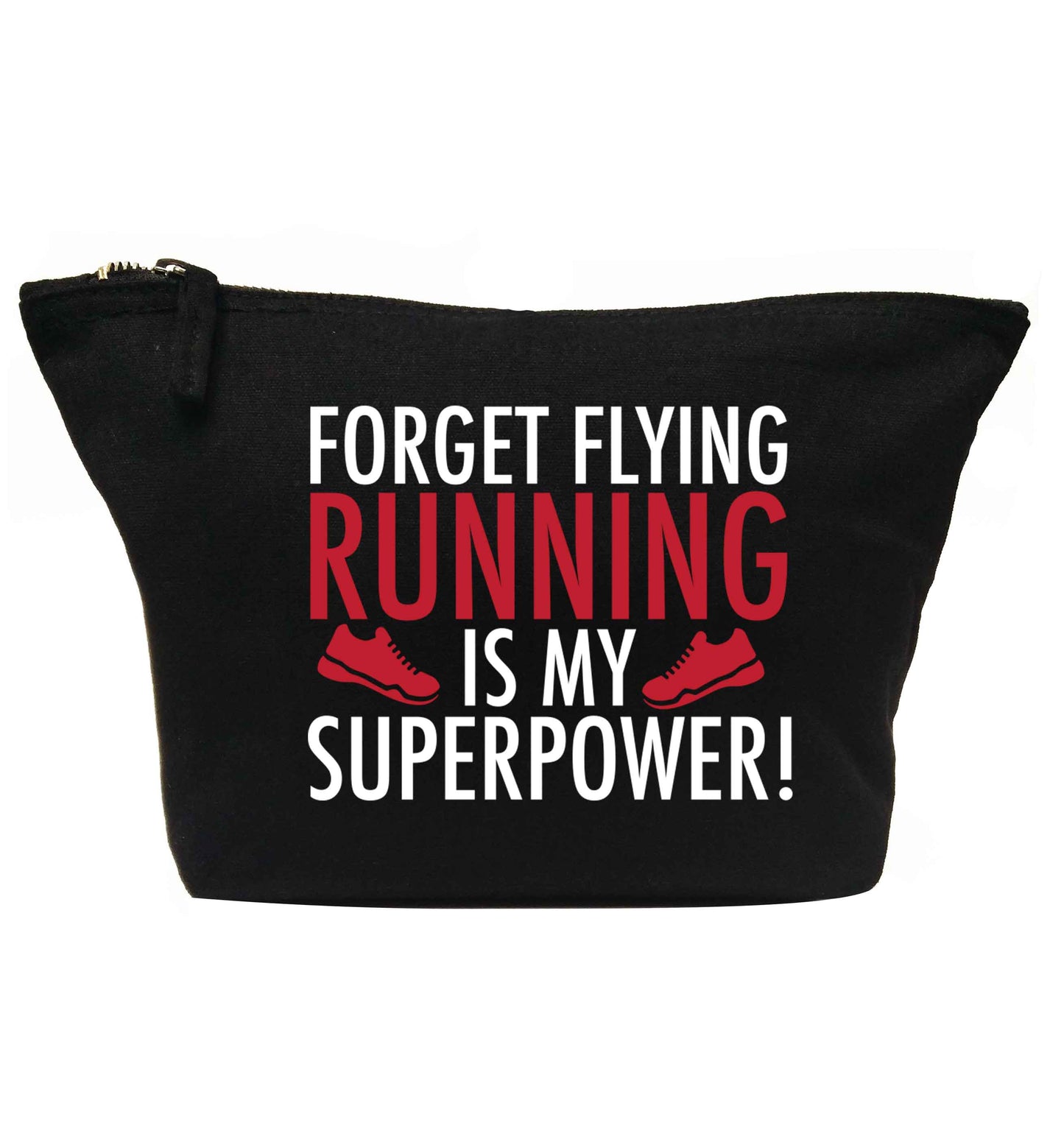 Forget flying running is my superpower | Makeup / wash bag