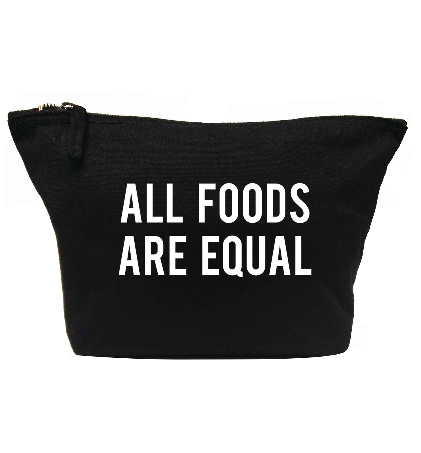 All foods are equal | Makeup / wash bag