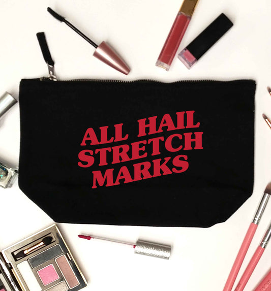 All hail stretch marks black makeup bag