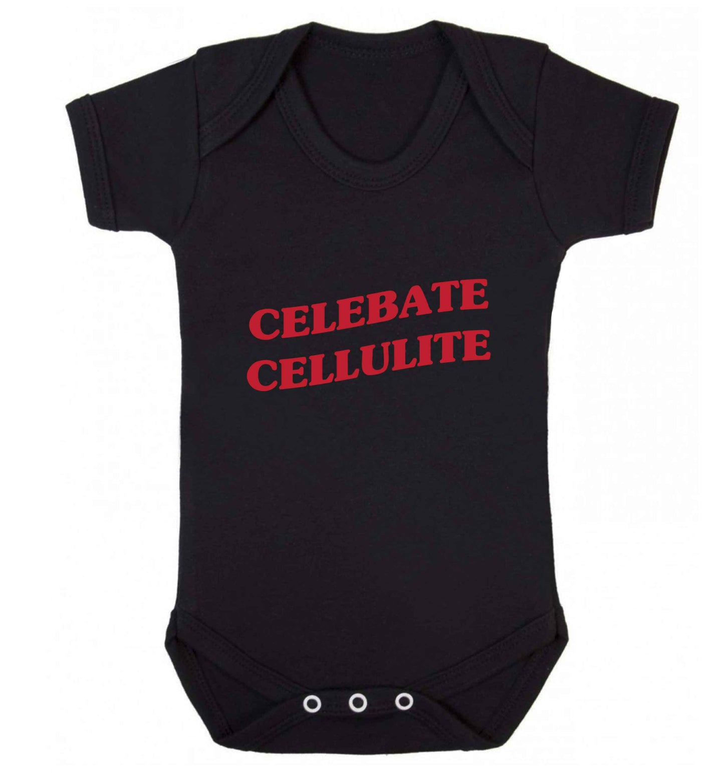 Celebrate cellulite baby vest black 18-24 months