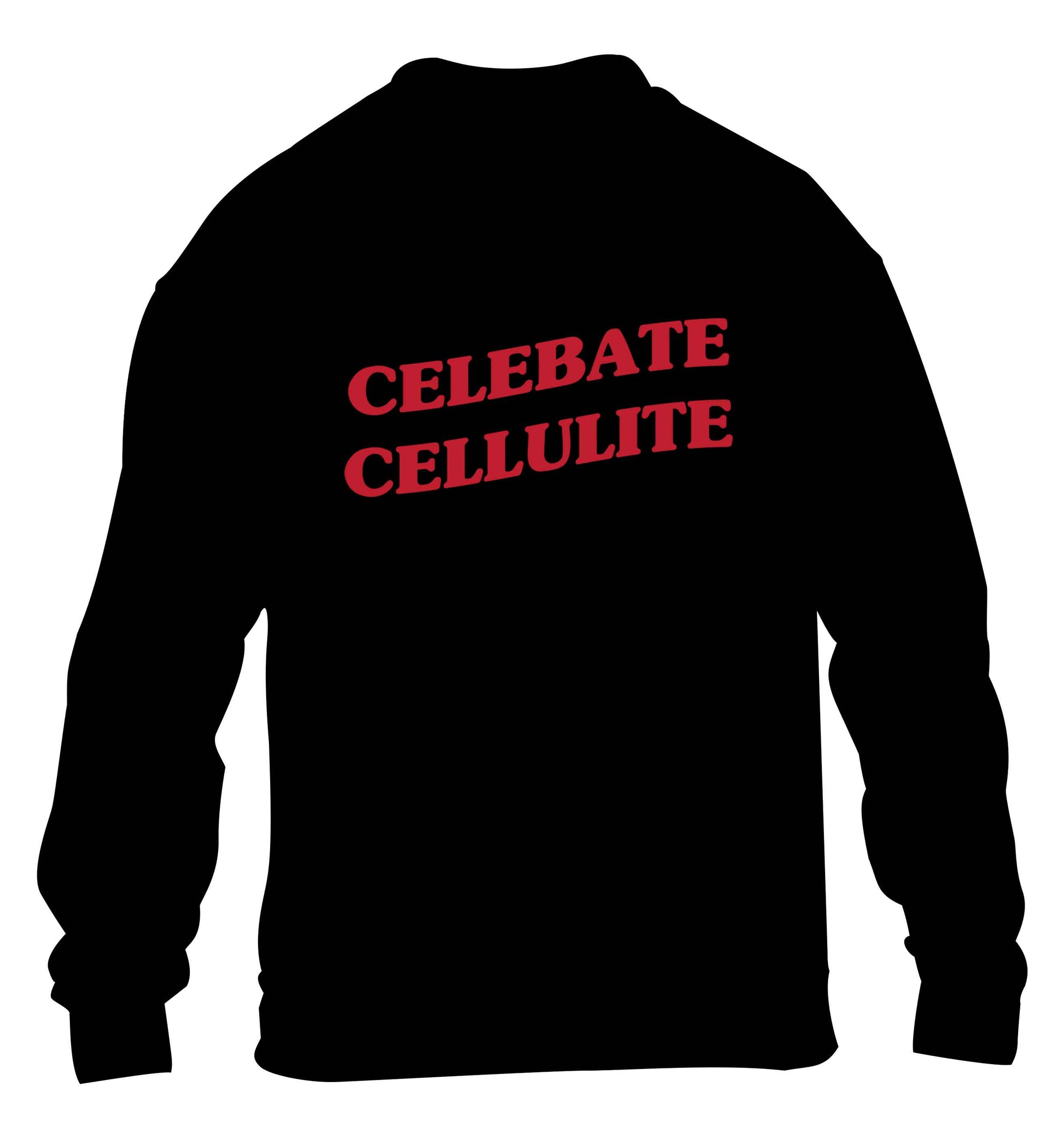 Celebrate cellulite children's black sweater 12-13 Years