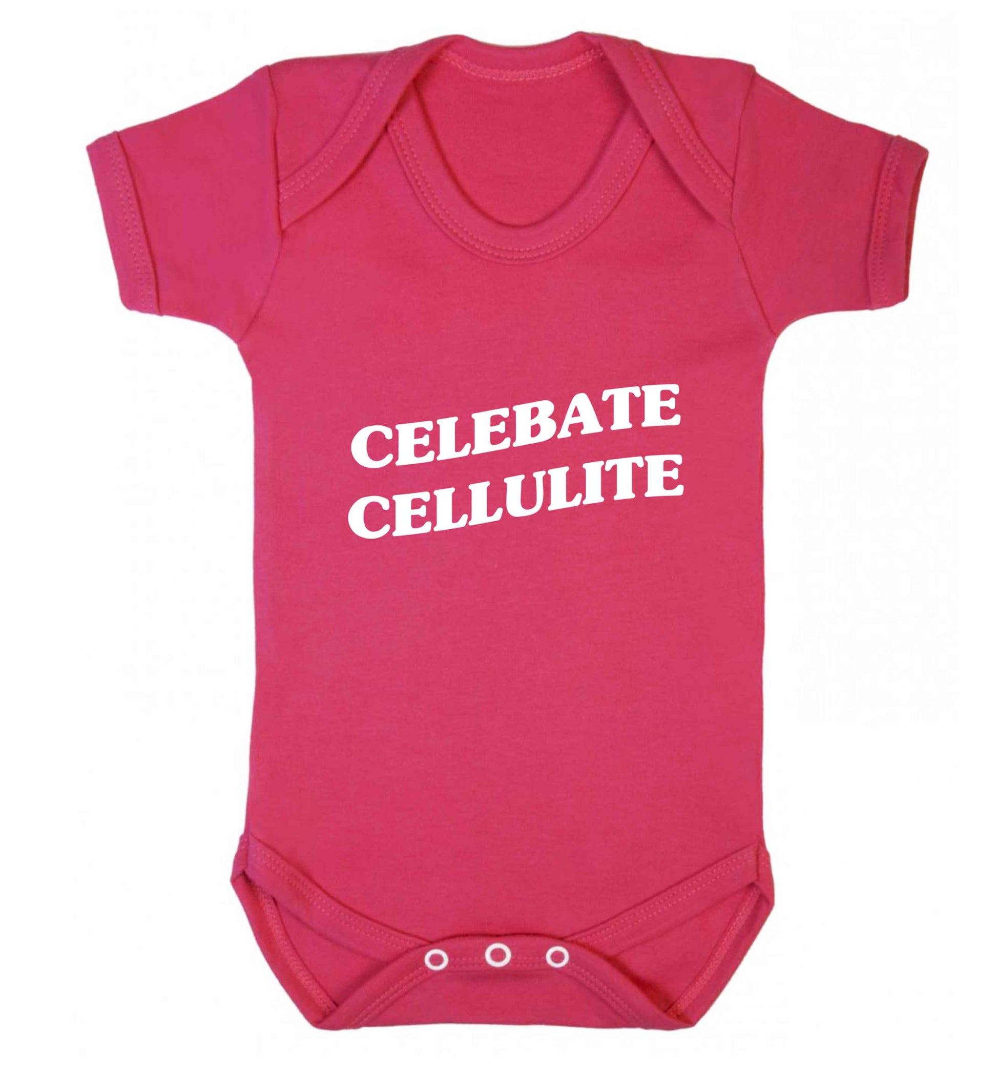 Celebrate cellulite baby vest dark pink 18-24 months