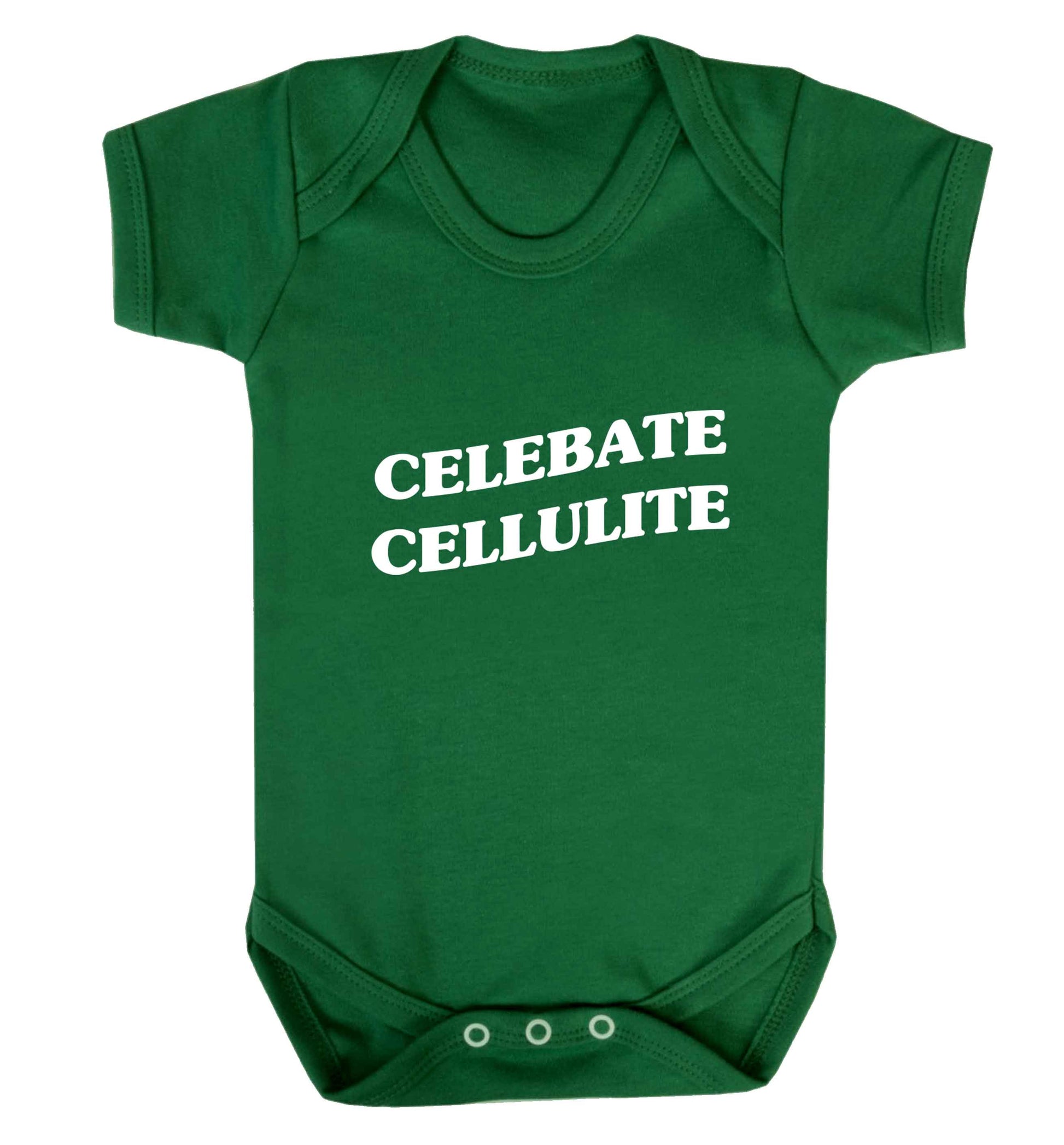 Celebrate cellulite baby vest green 18-24 months