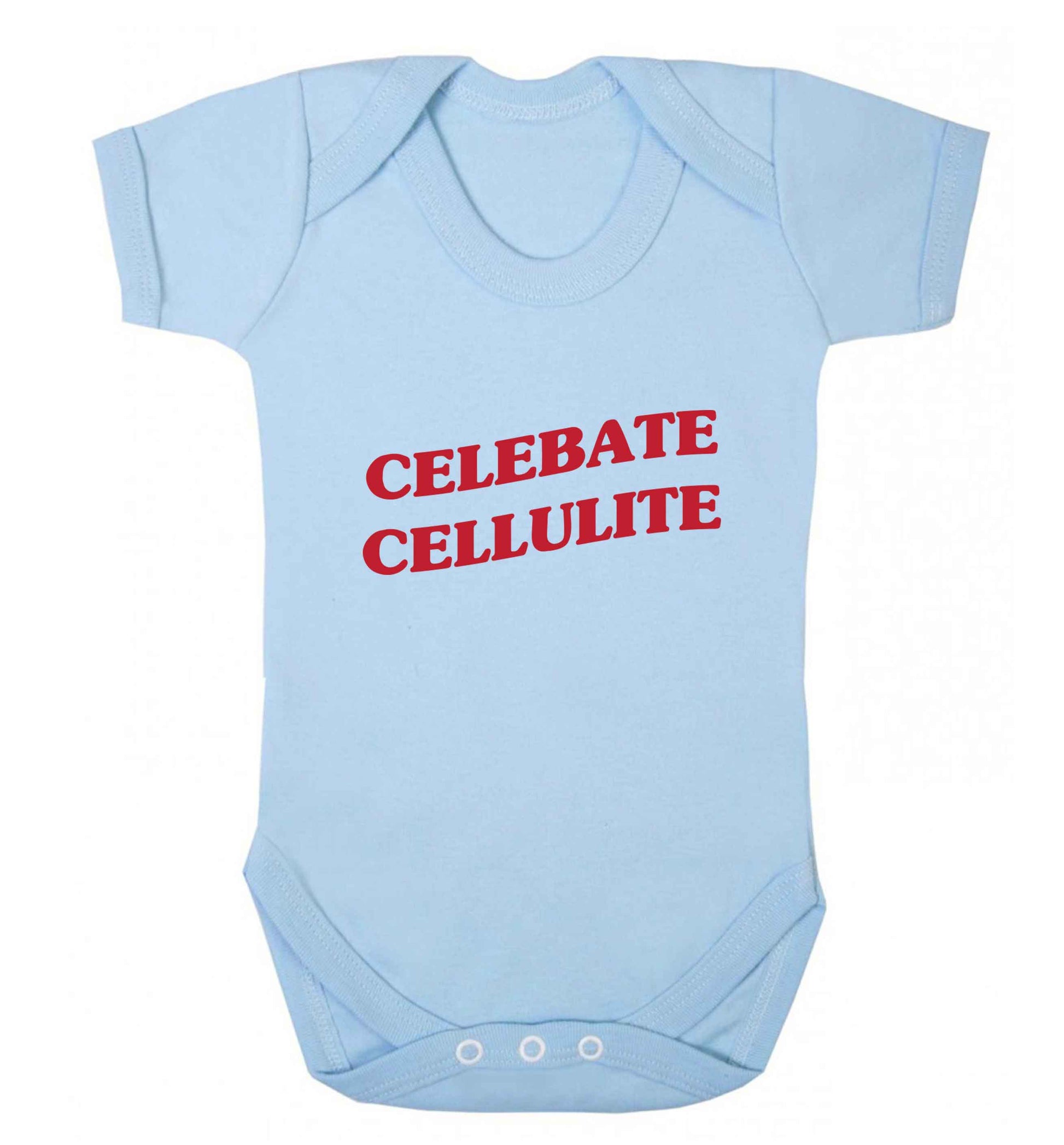 Celebrate cellulite baby vest pale blue 18-24 months