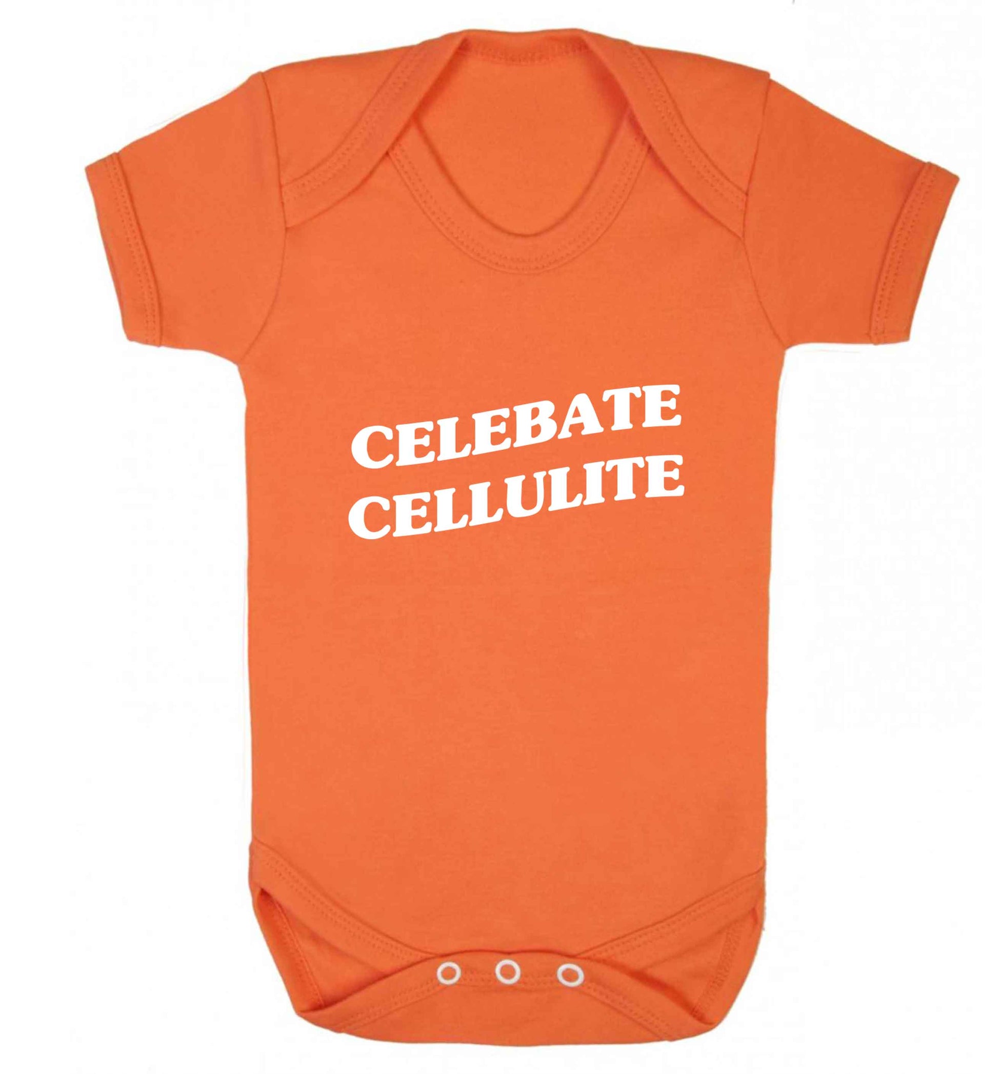 Celebrate cellulite baby vest orange 18-24 months