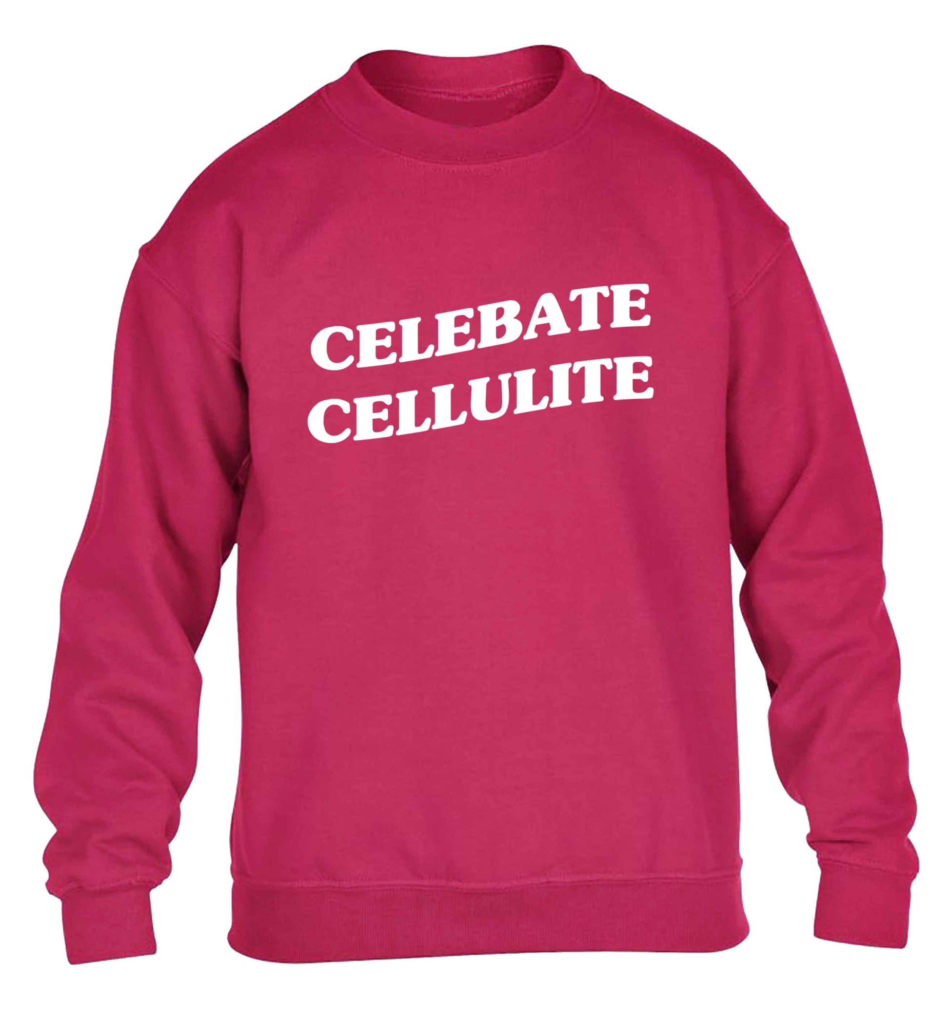 Celebrate cellulite children's pink sweater 12-13 Years