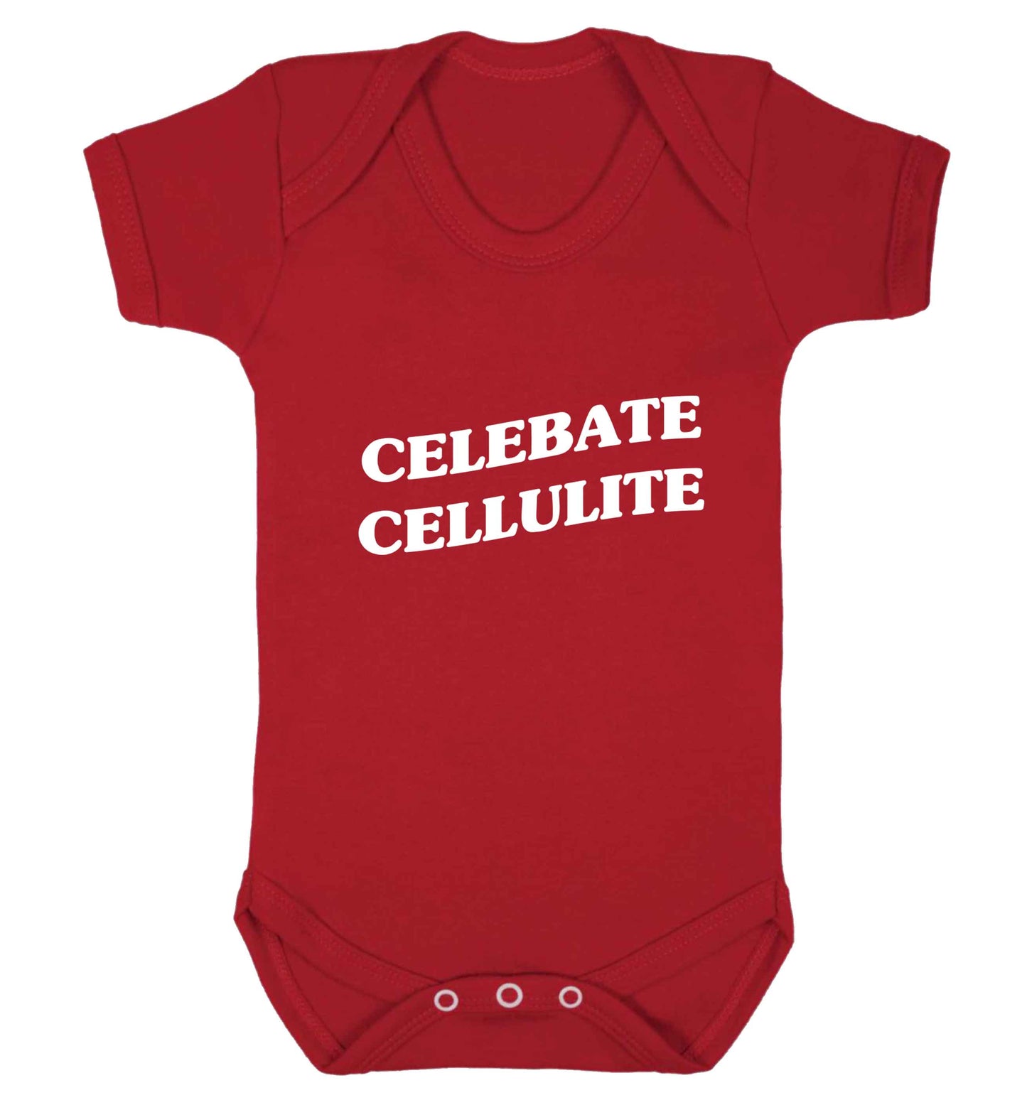 Celebrate cellulite baby vest red 18-24 months