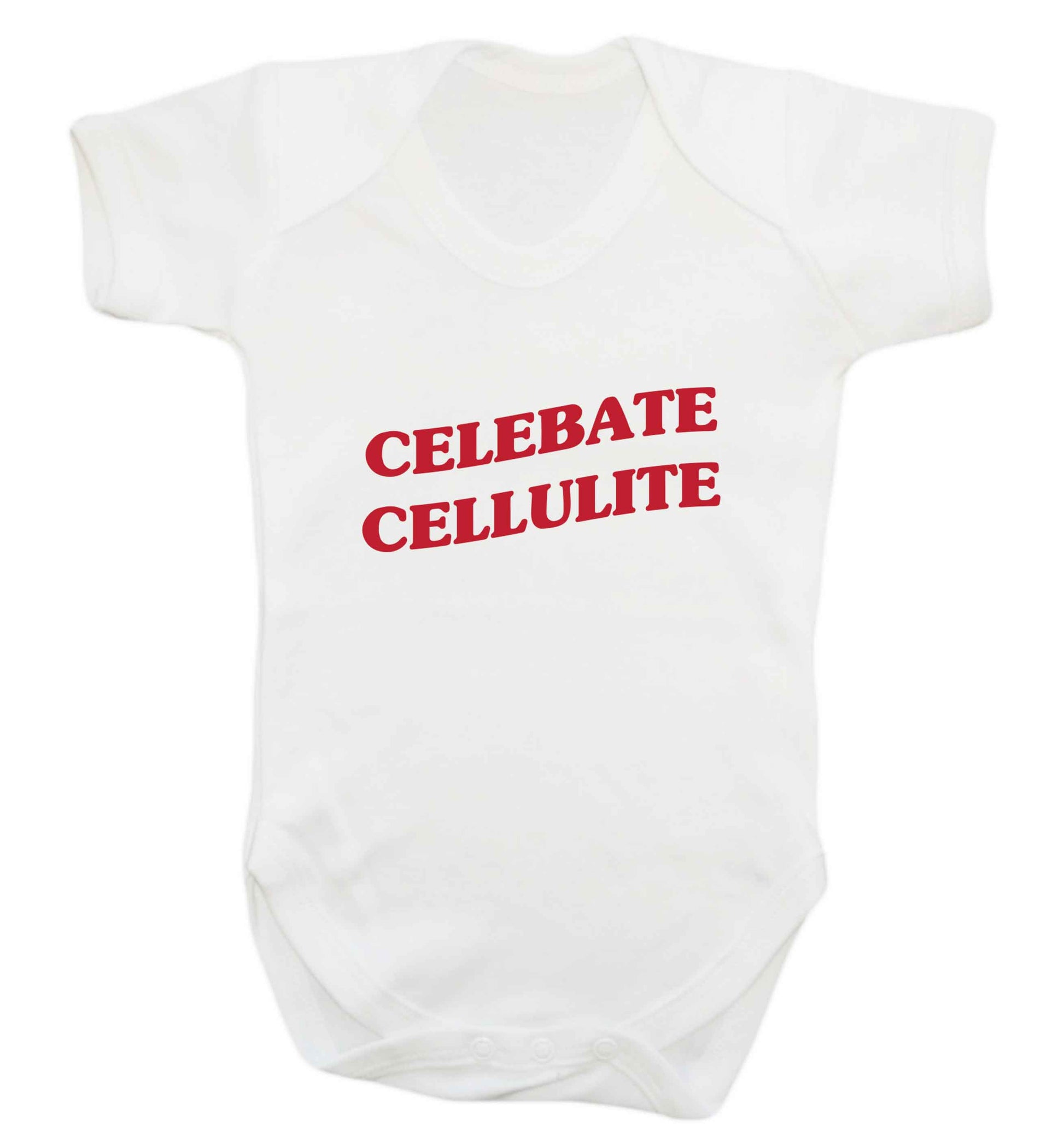 Celebrate cellulite baby vest white 18-24 months