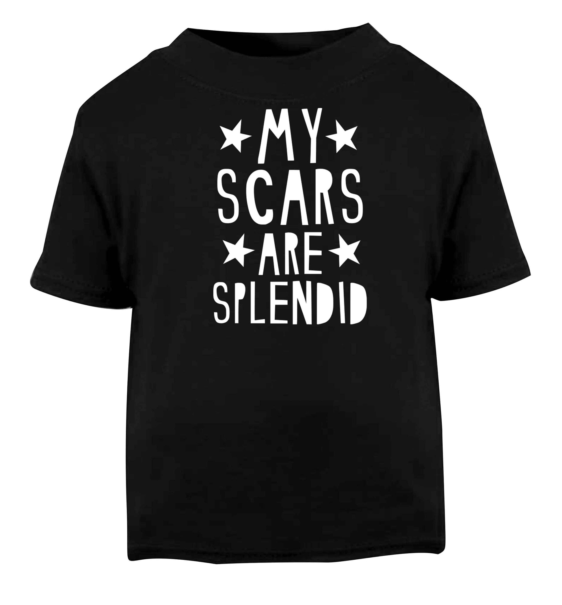 My scars are beautiful Black baby toddler Tshirt 2 years