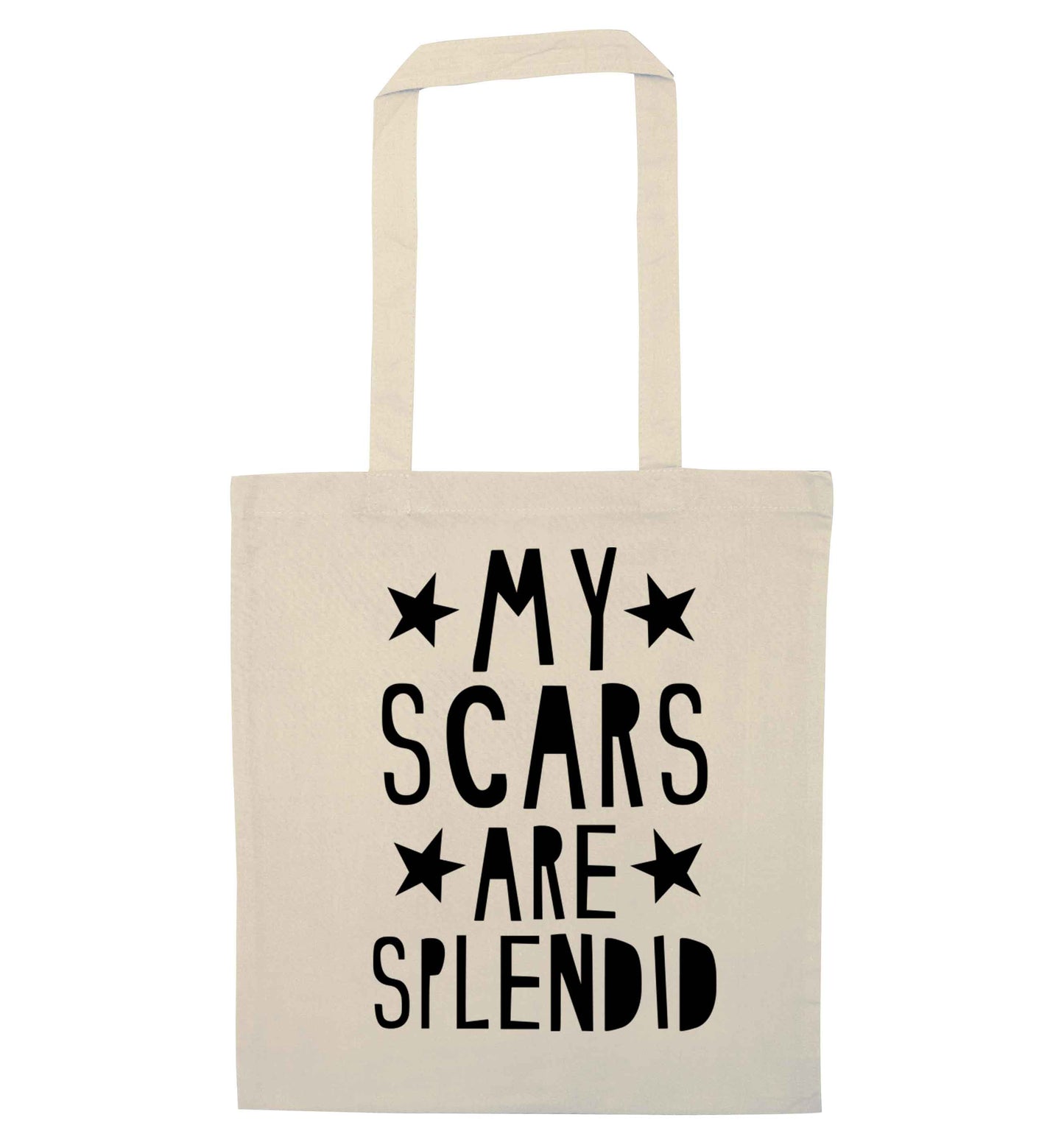 My scars are beautiful natural tote bag