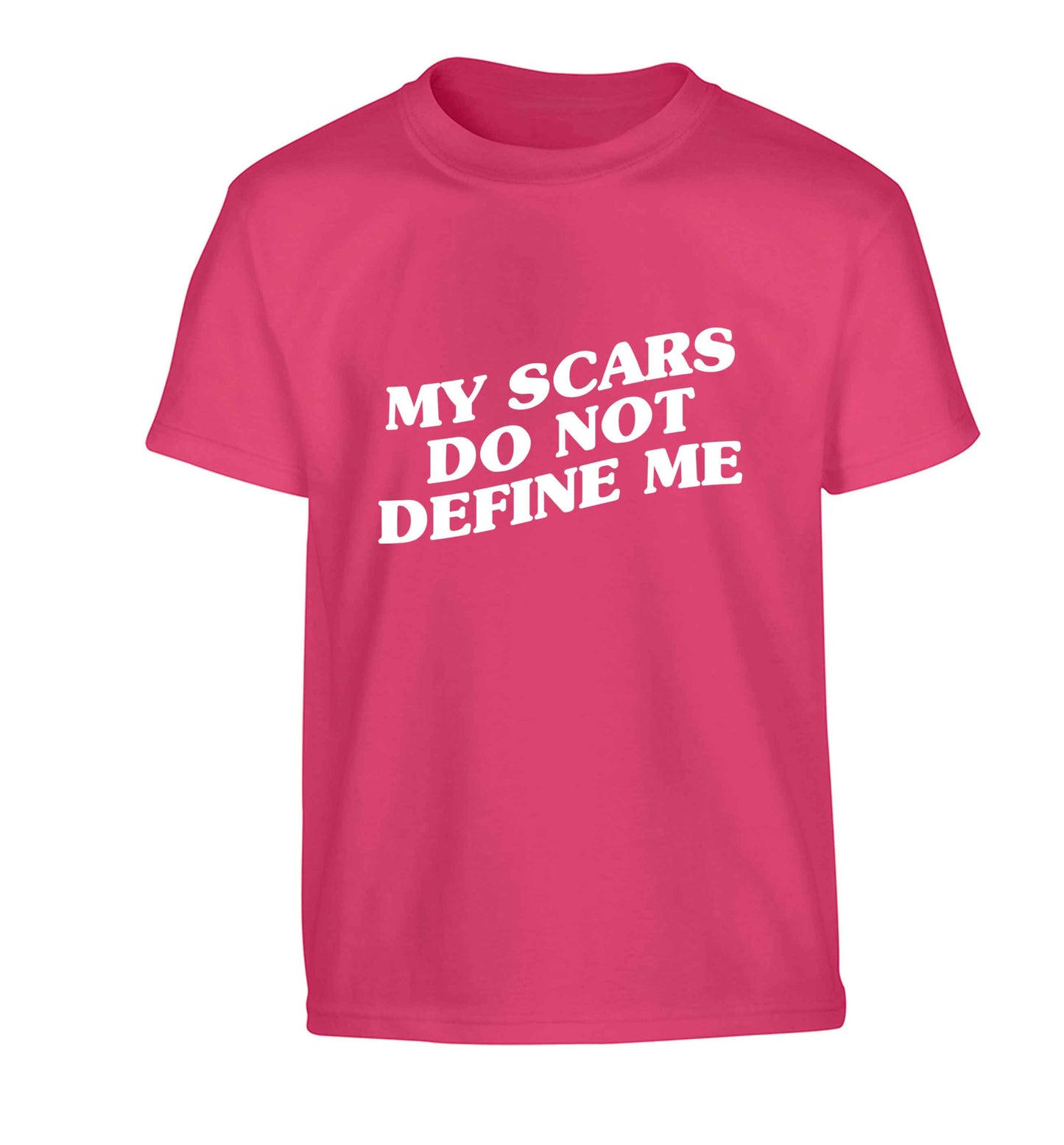 My scars do not define me Children's pink Tshirt 12-13 Years