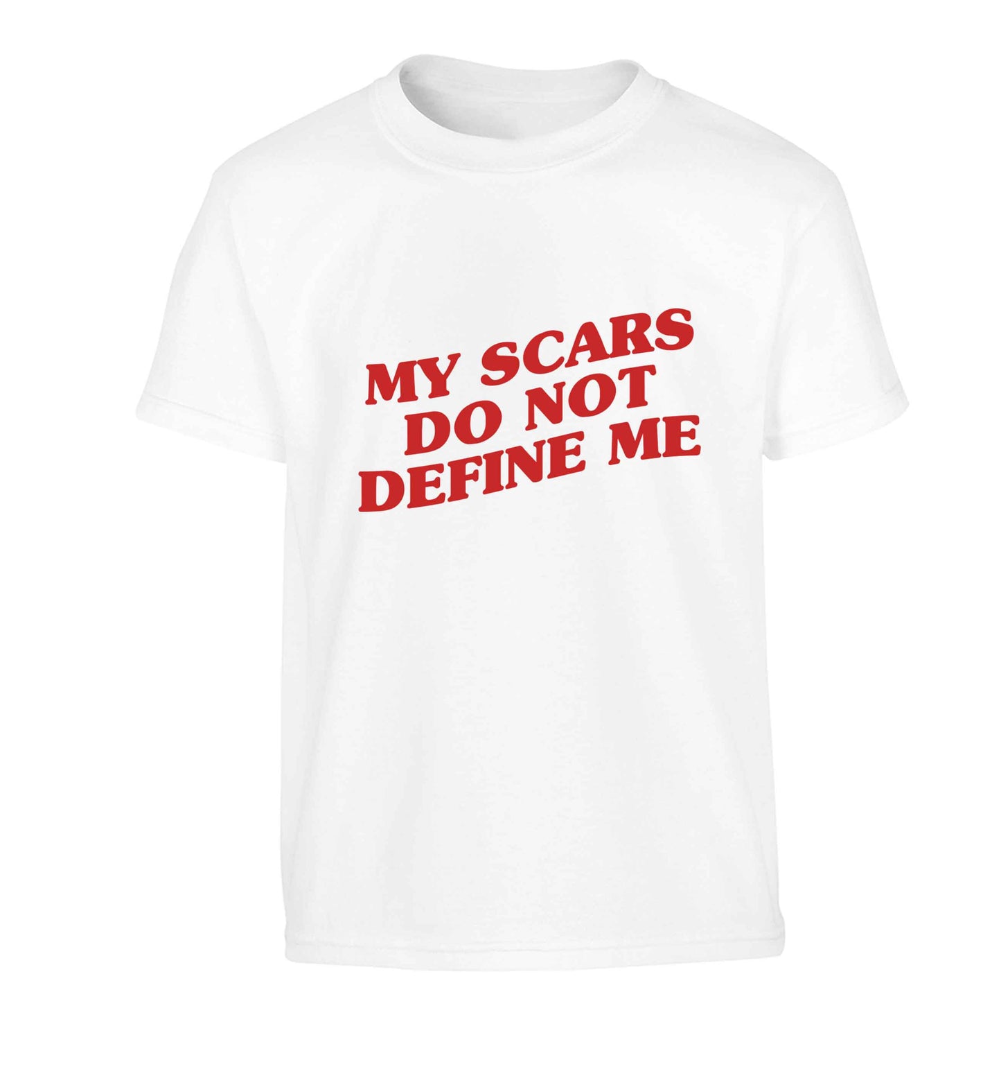 My scars do not define me Children's white Tshirt 12-13 Years