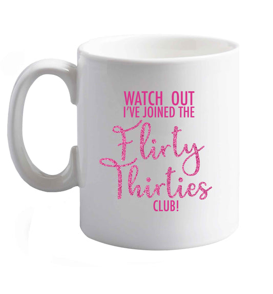 10 oz Favourite Type Pan Pancake ceramic mug right handed