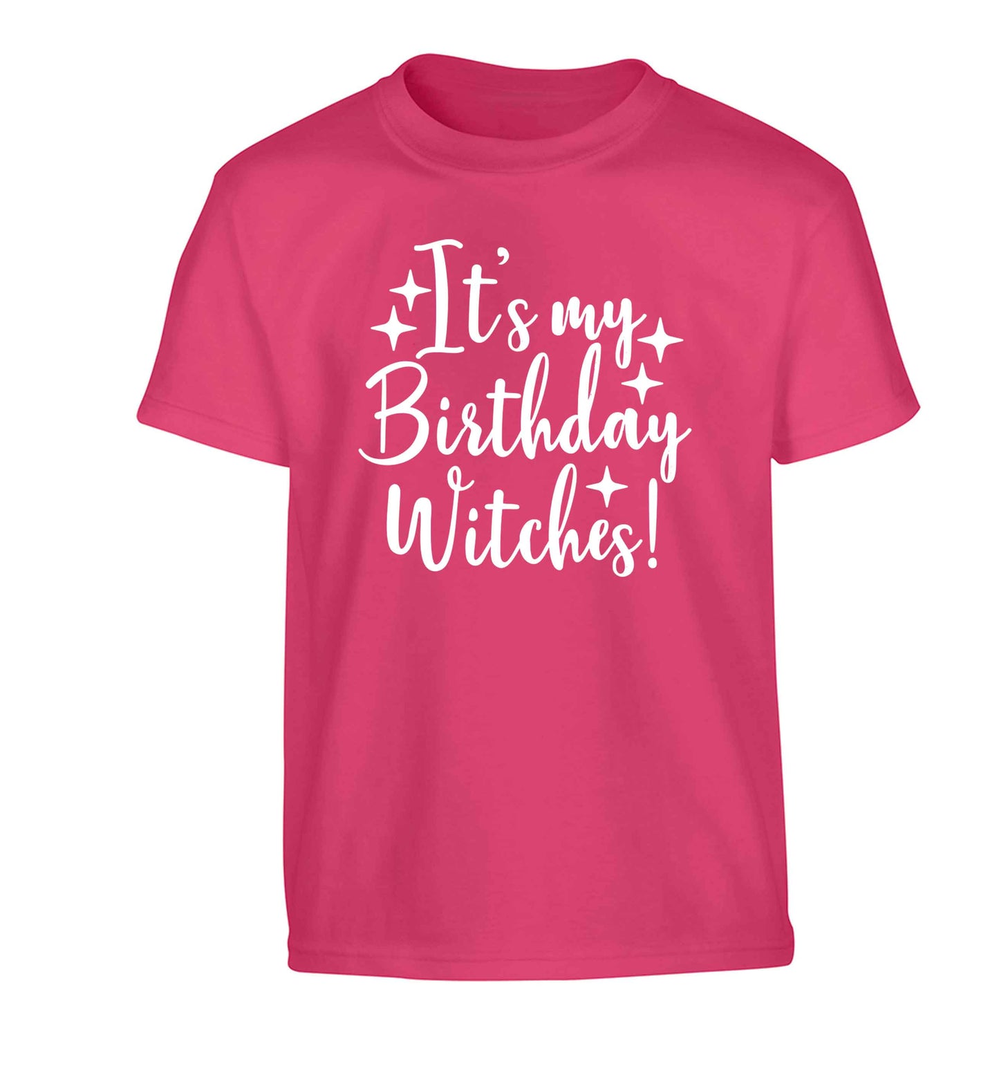 It's my birthday witches!Children's pink Tshirt 12-13 Years