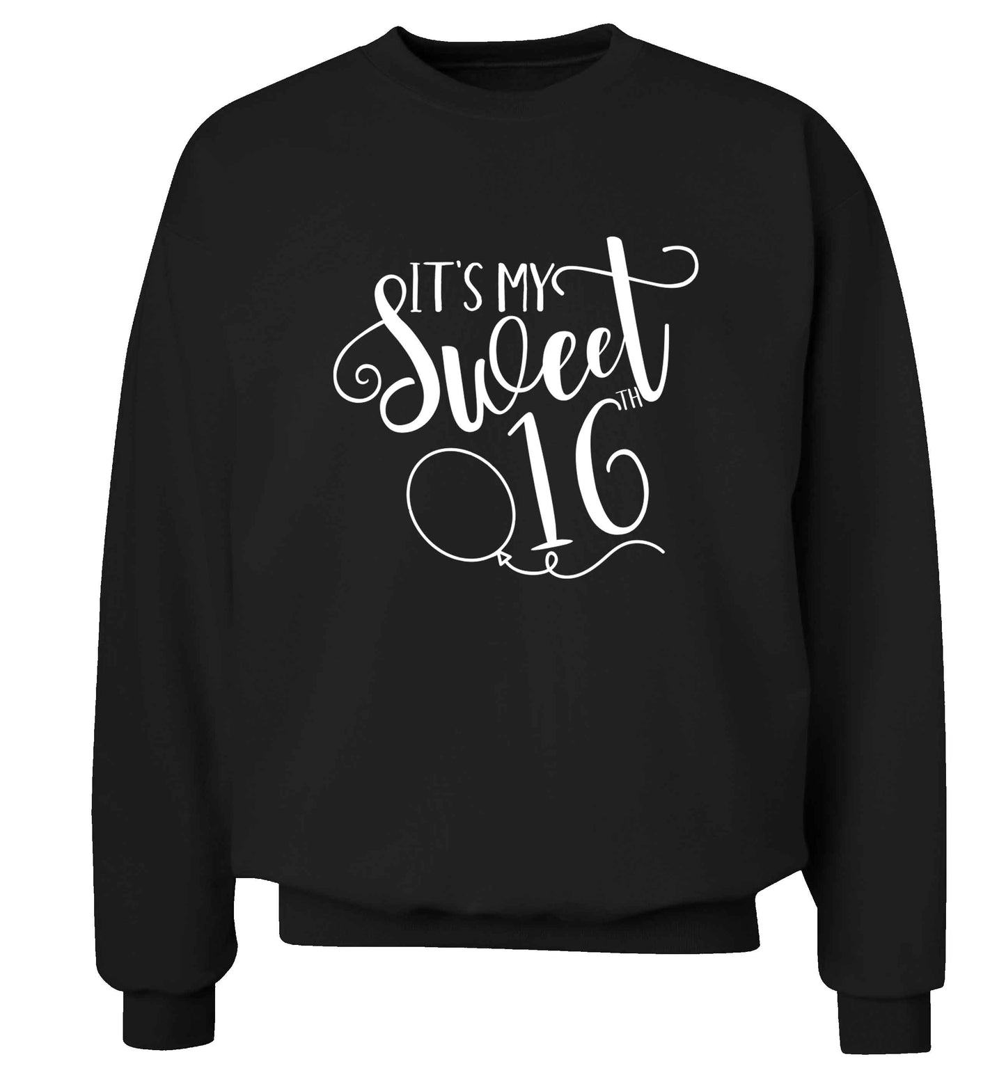 It's my sweet 16thadult's unisex black sweater 2XL