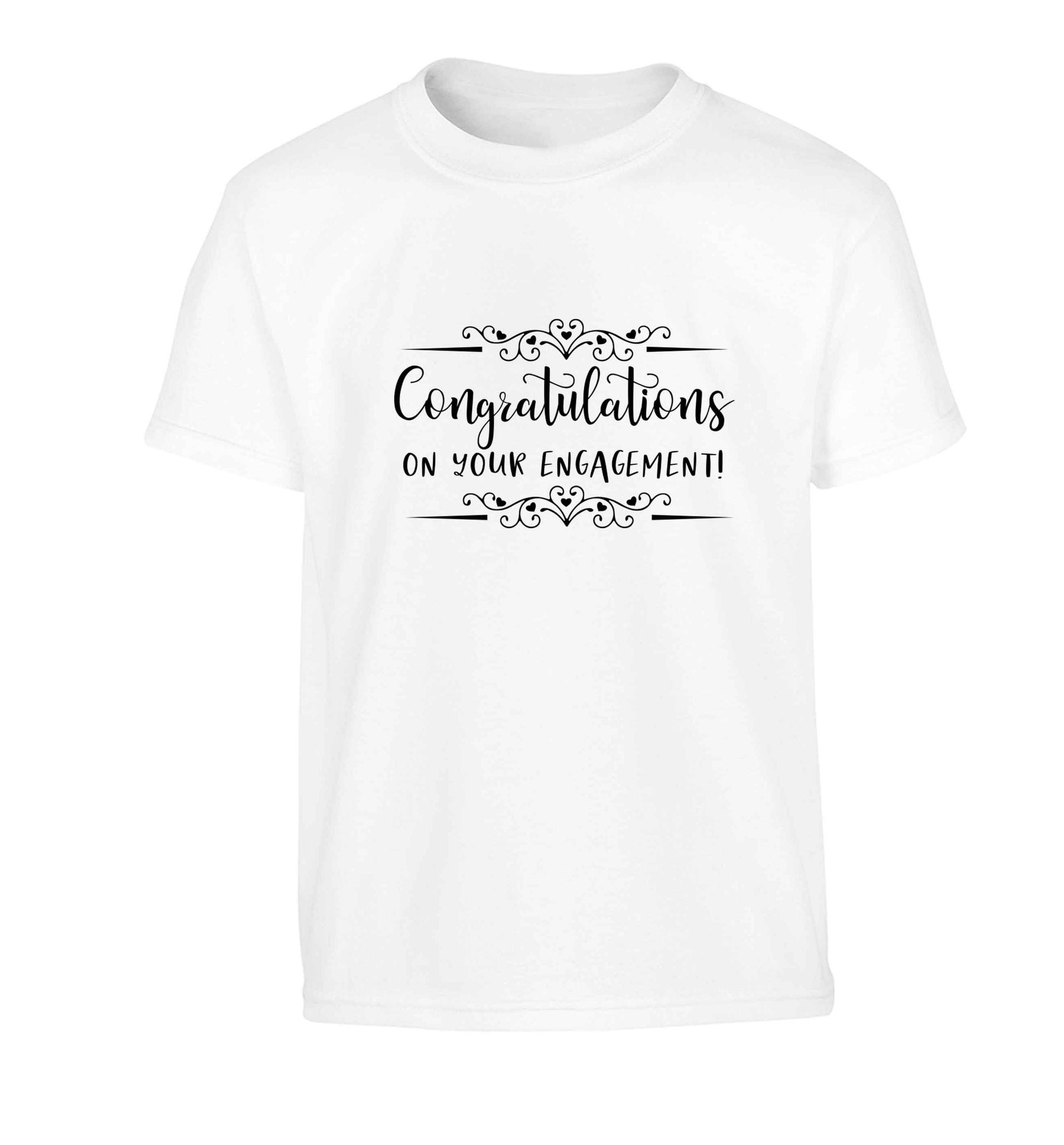 Congratulations on your engagement Children's white Tshirt 12-13 Years