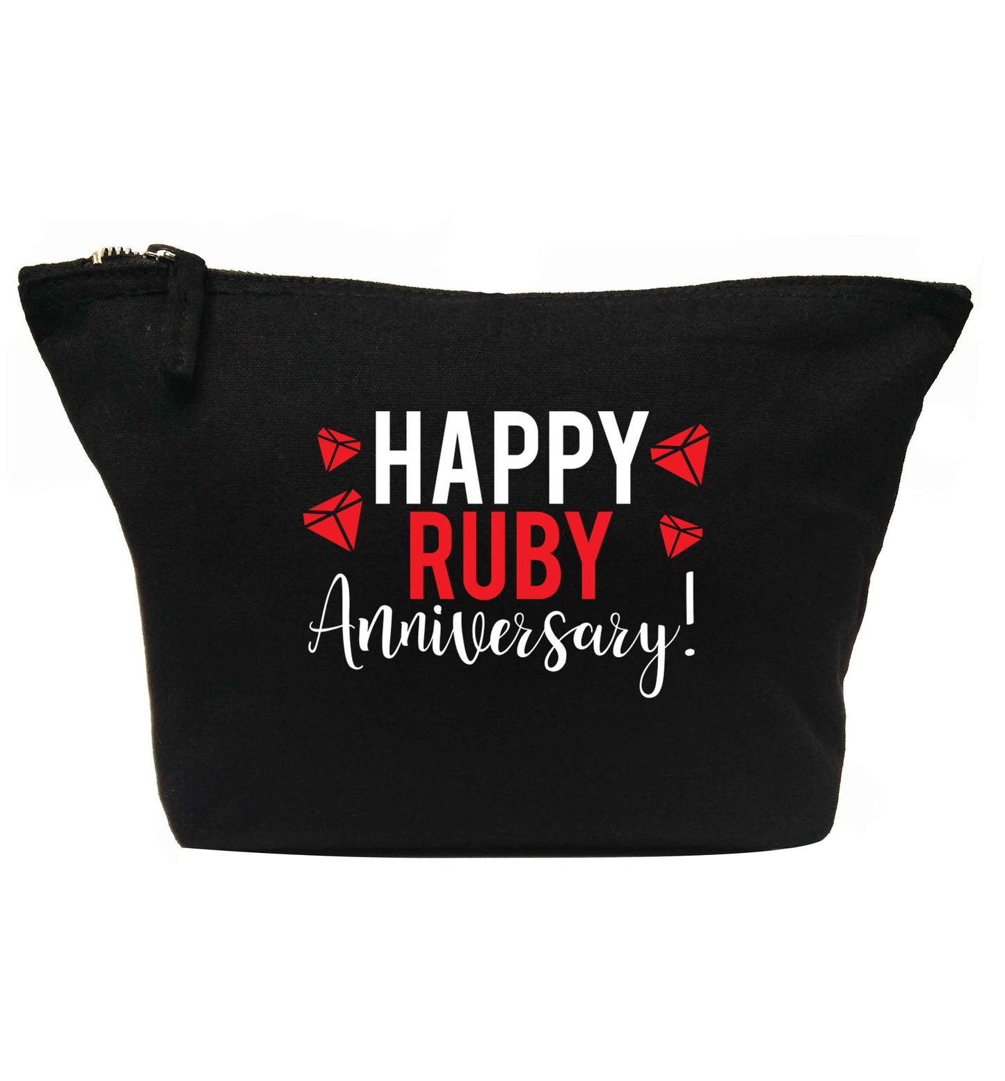 Happy ruby anniversary! | Makeup / wash bag
