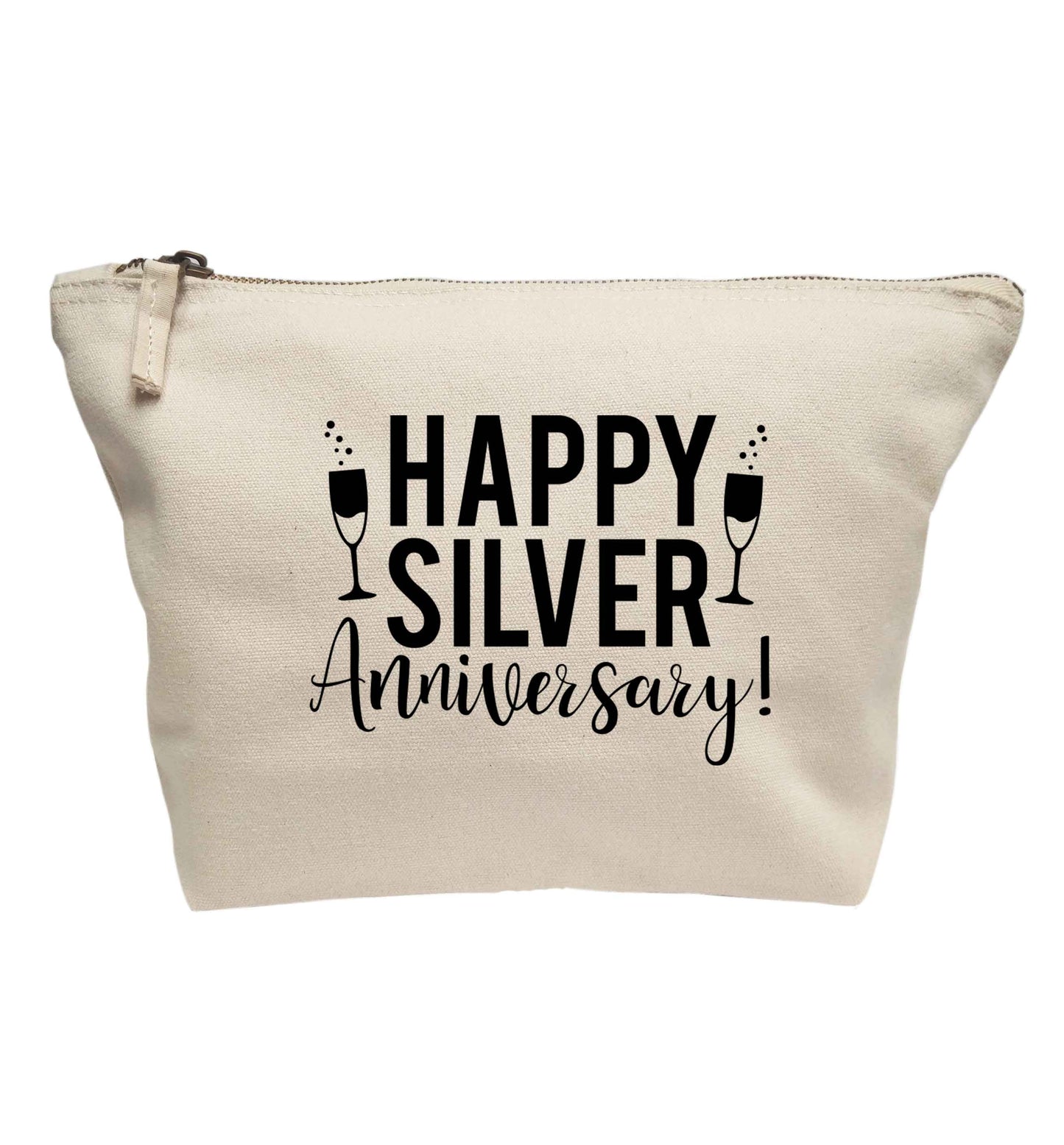 Happy silver anniversary! | Makeup / wash bag