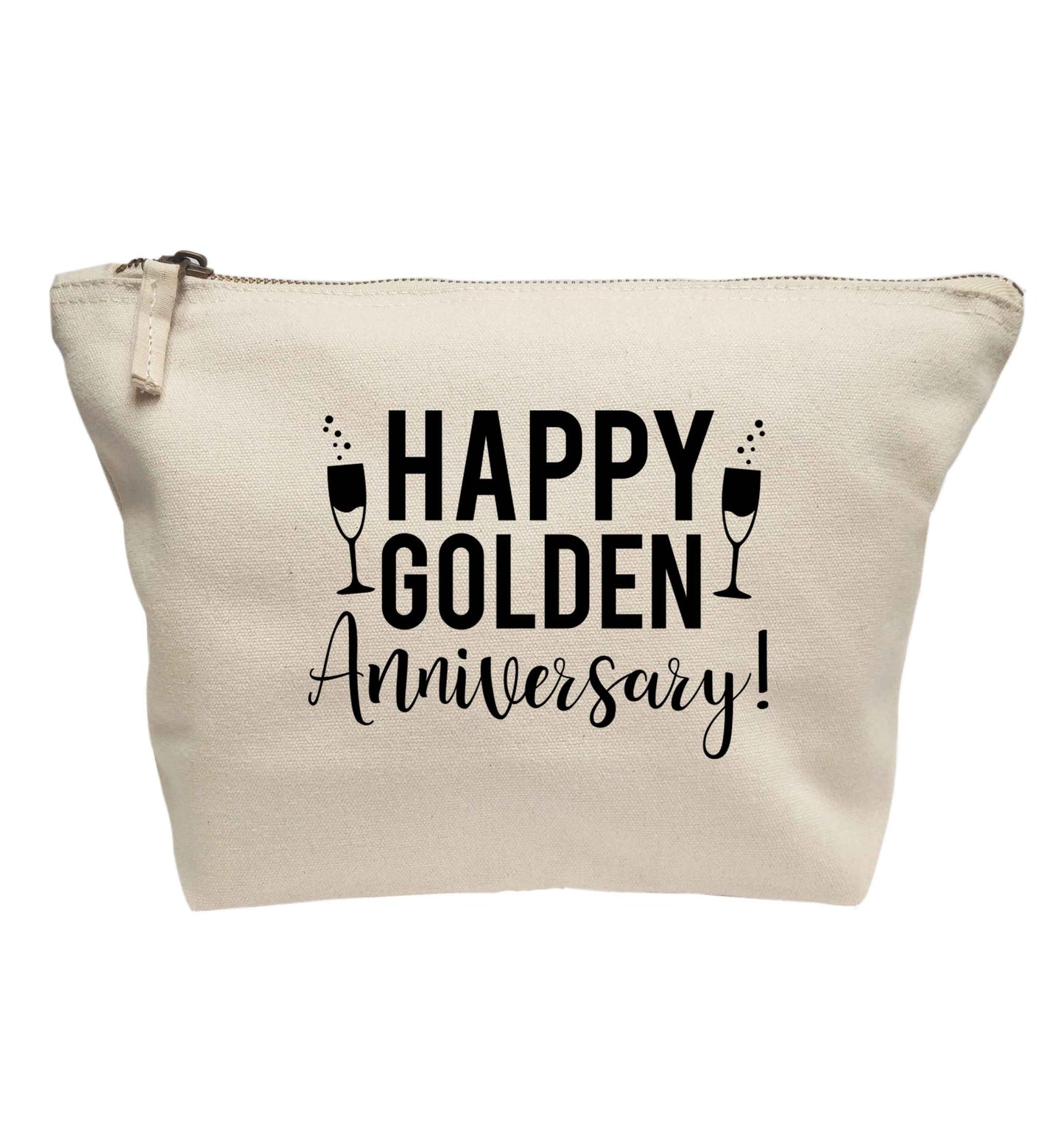 Happy golden anniversary! | Makeup / wash bag