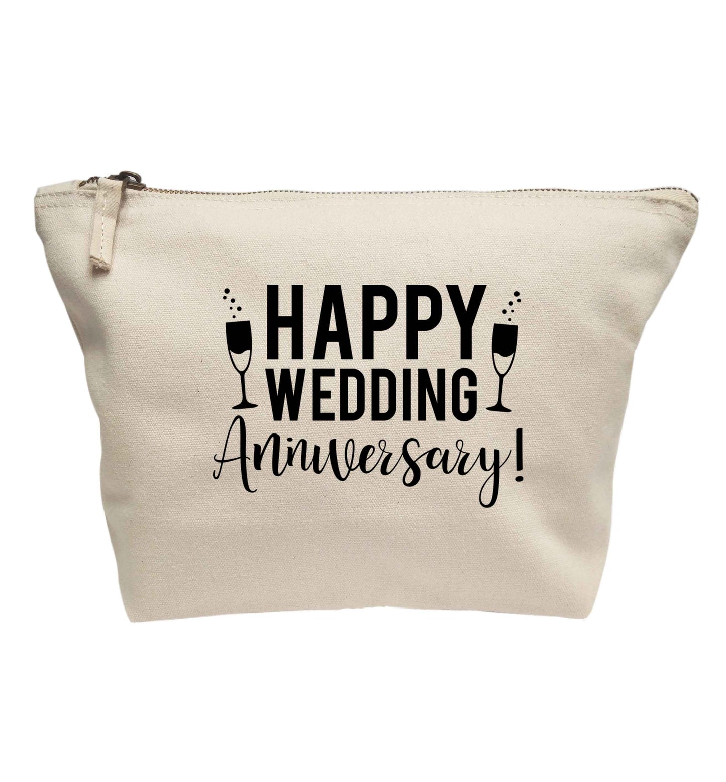 Happy wedding anniversary! | Makeup / wash bag
