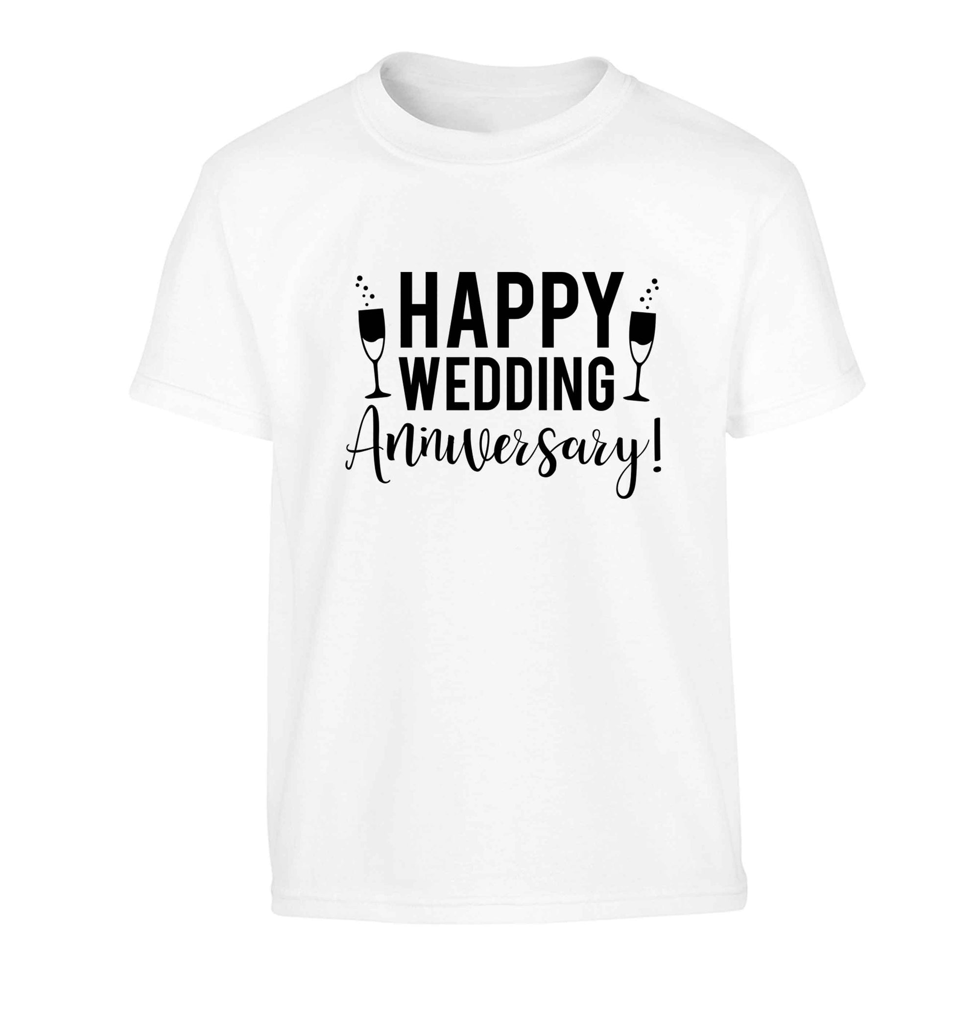 Happy wedding anniversary! Children's white Tshirt 12-13 Years